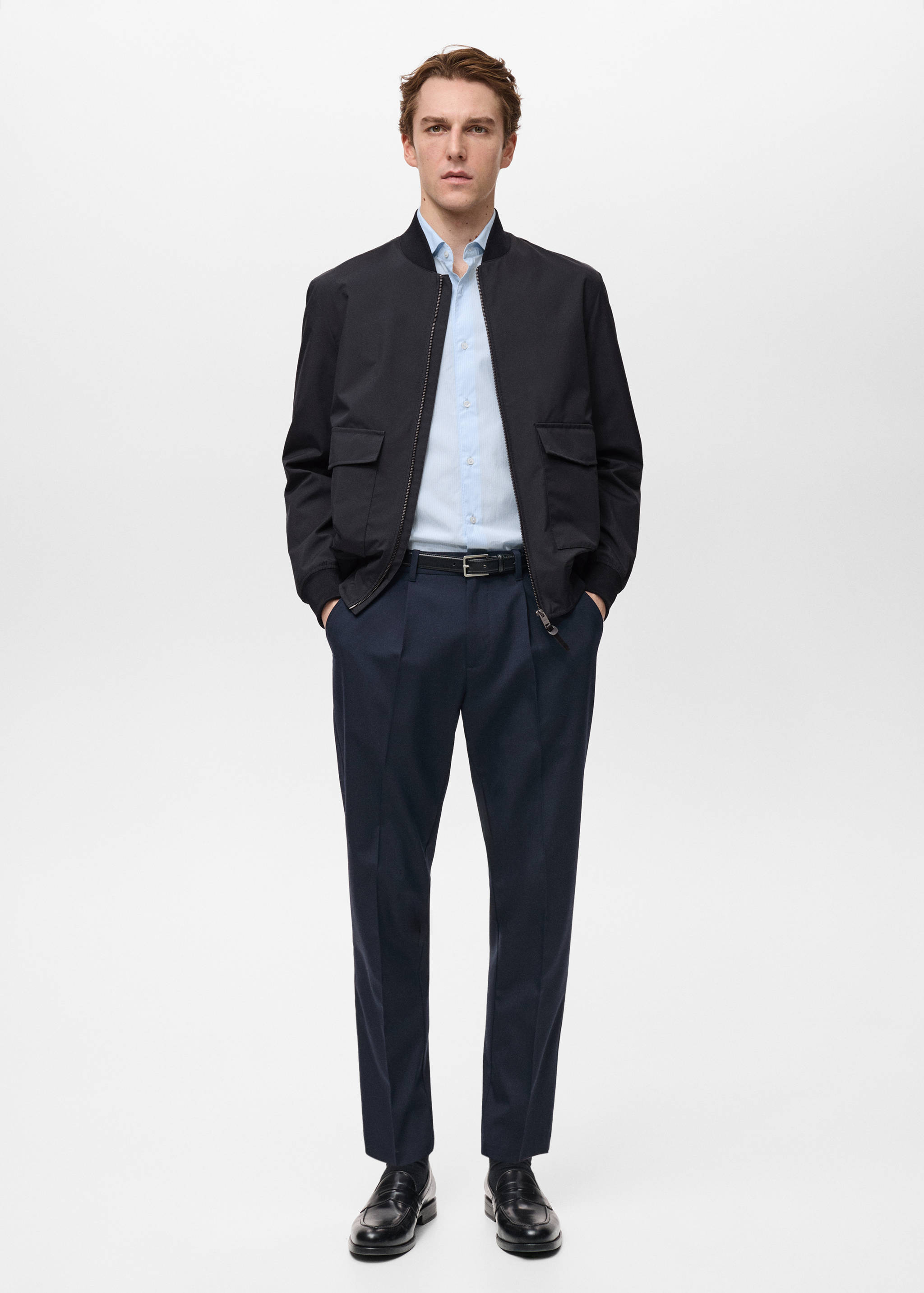 Chemise 100 % coton rayures - Plan général