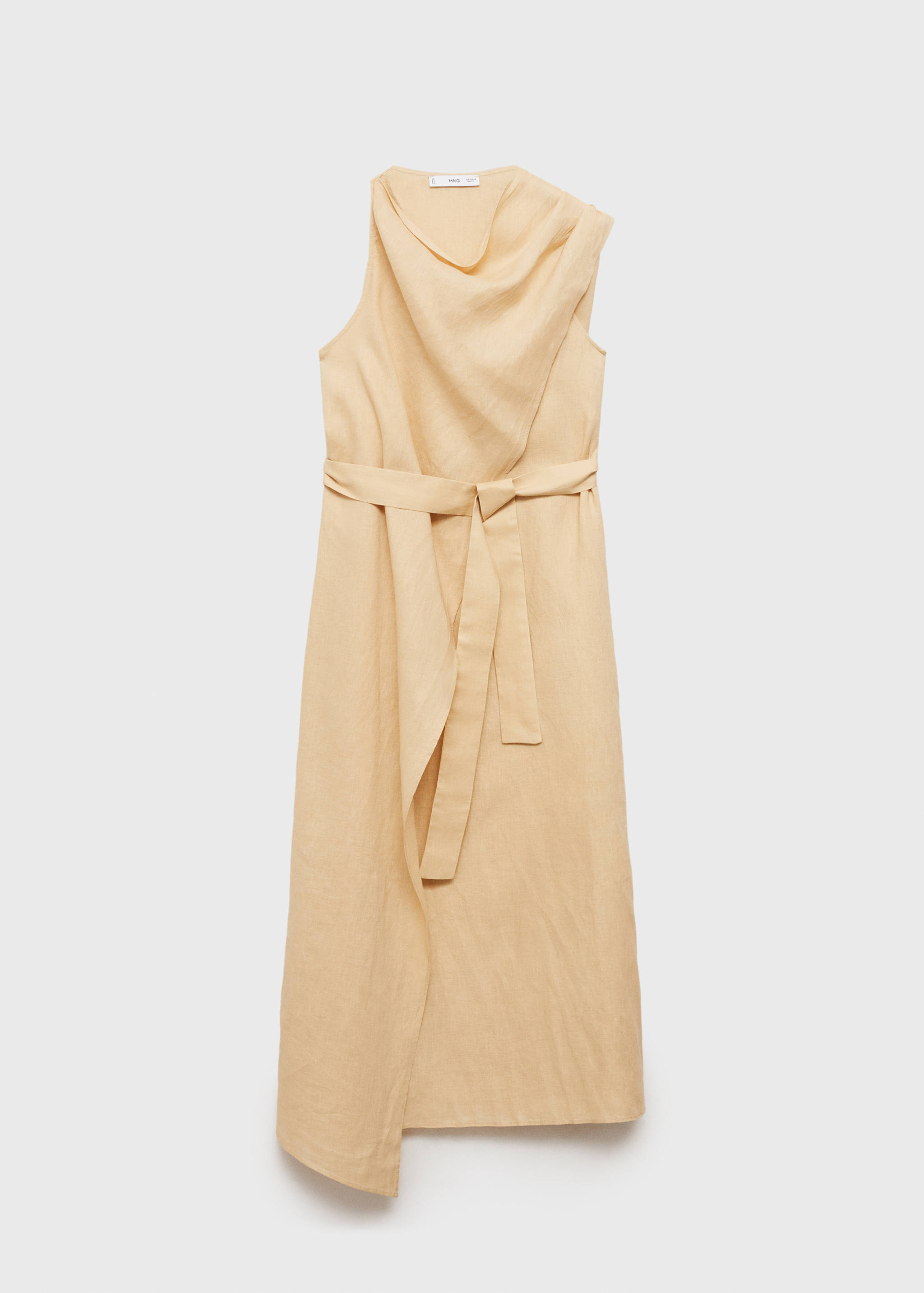 Belt linen dress - Article without model