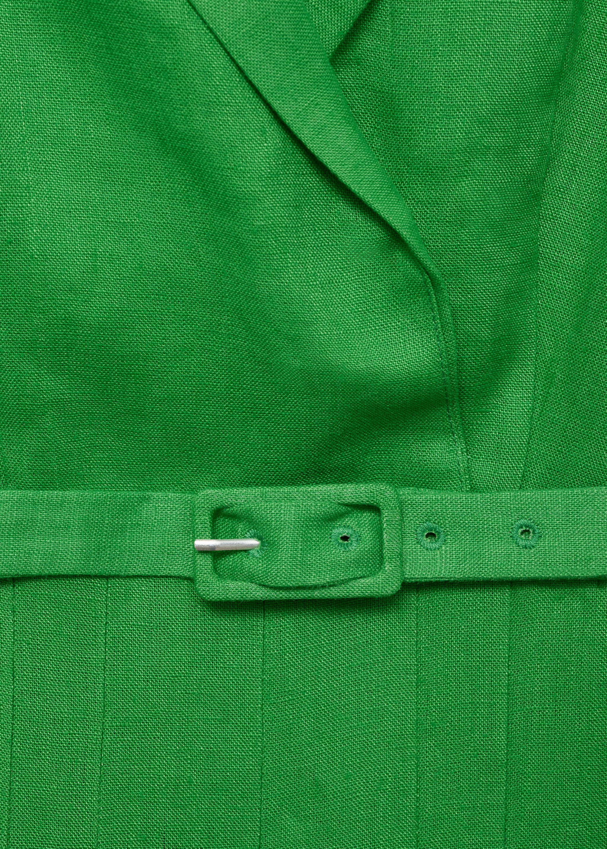 Vestido lino cinturón - Detalle del artículo 8