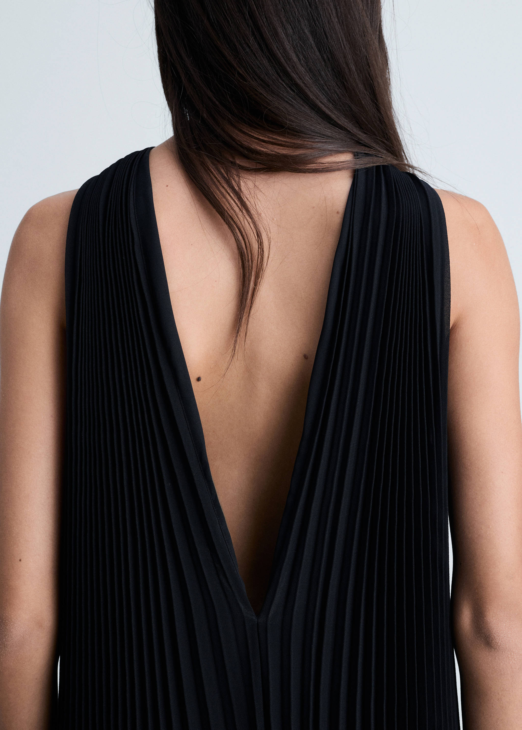 Pleated long dress - Details of the article 6