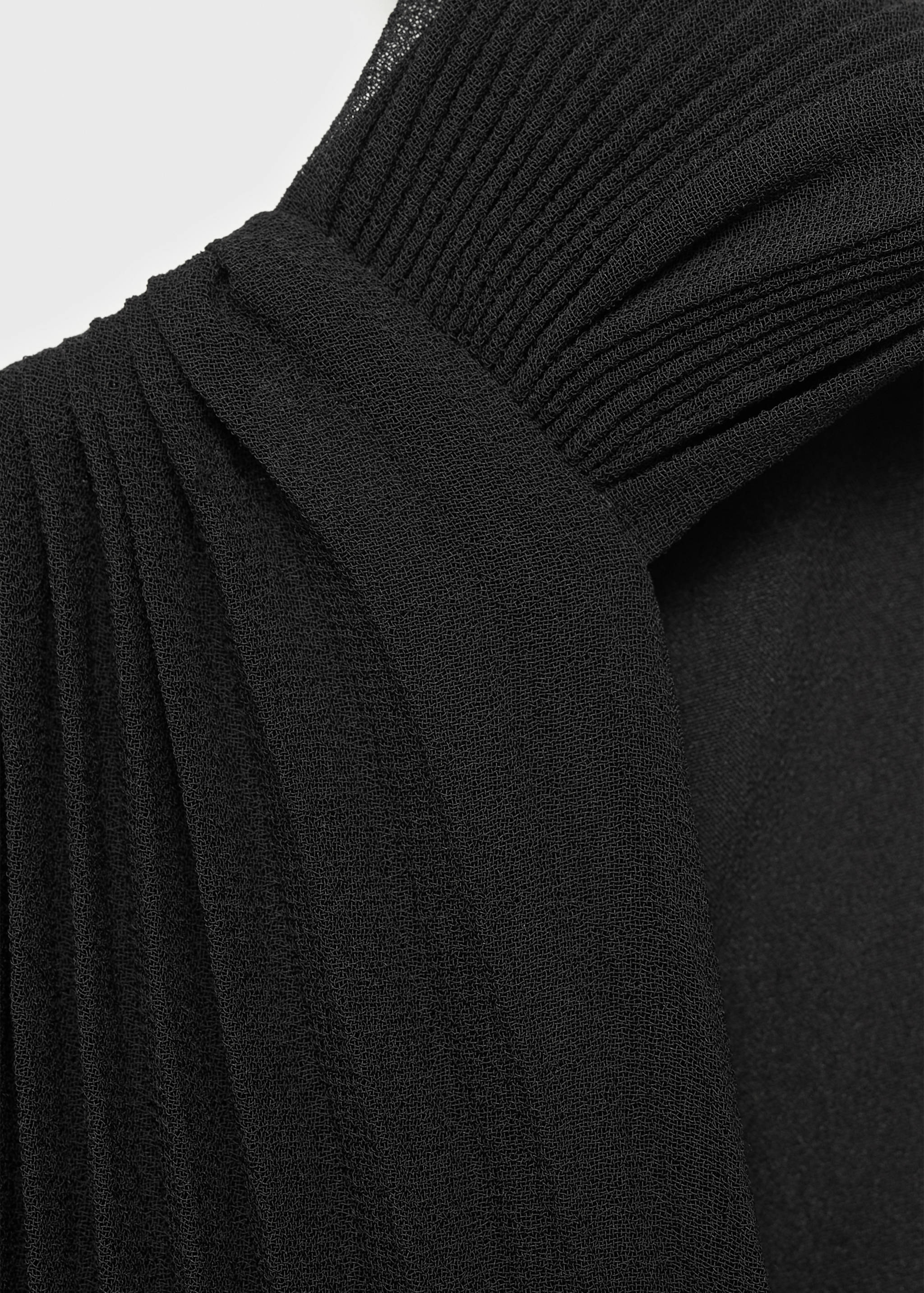 Pleated long dress - Details of the article 8