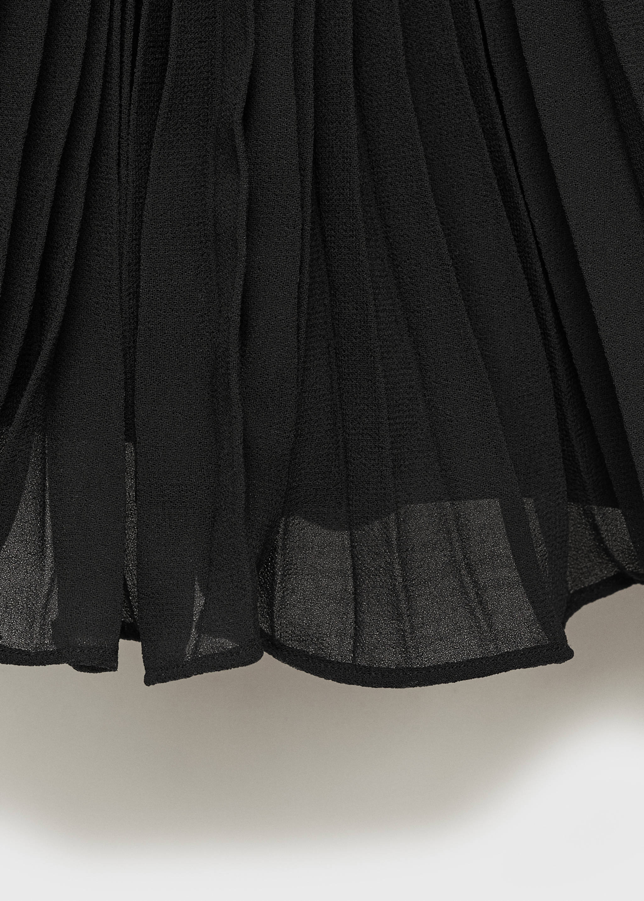 Pleated long dress - Details of the article 0