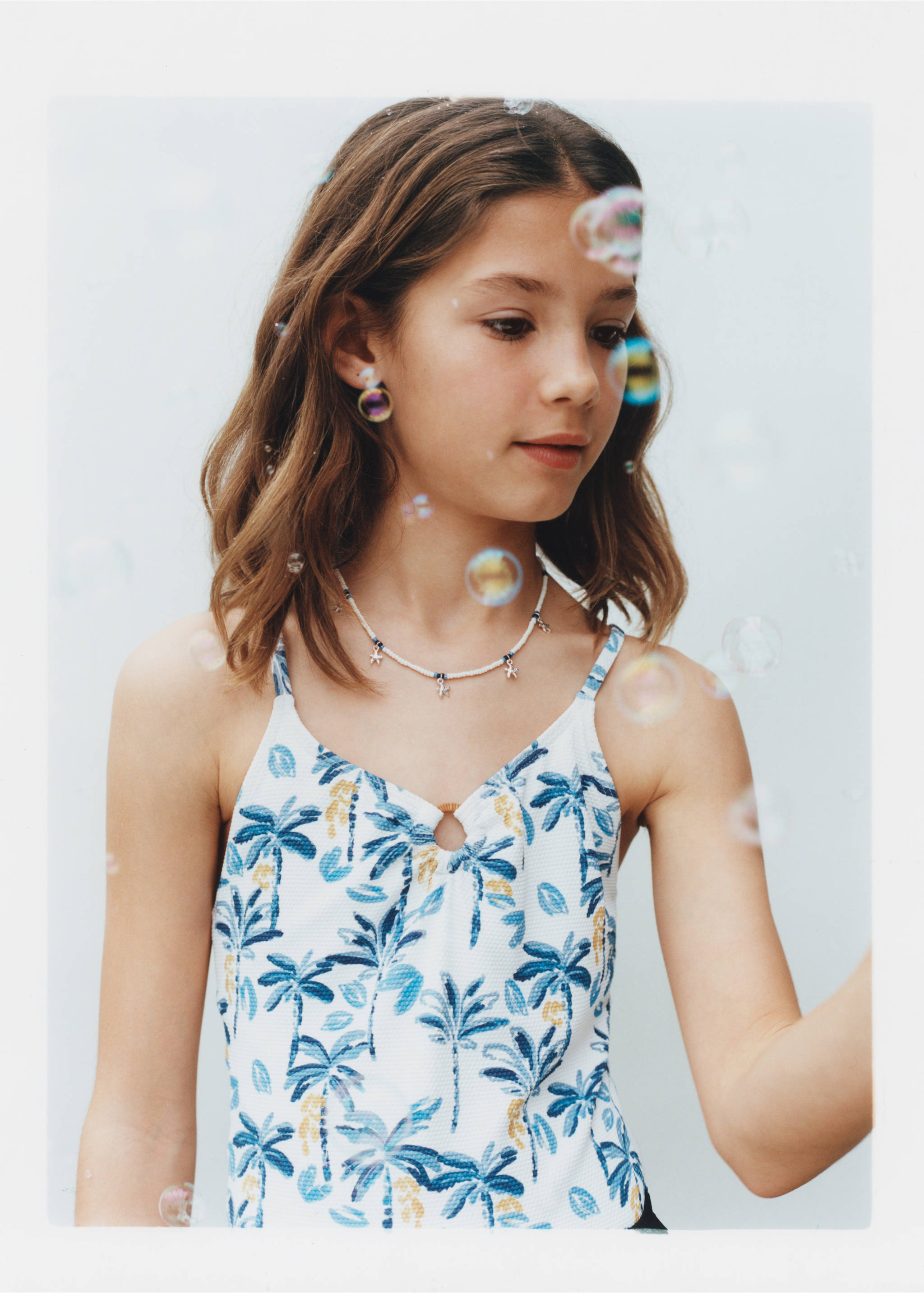 Chain tassel necklace - Details of the article 5, Silver. Ref: 87004807-00.