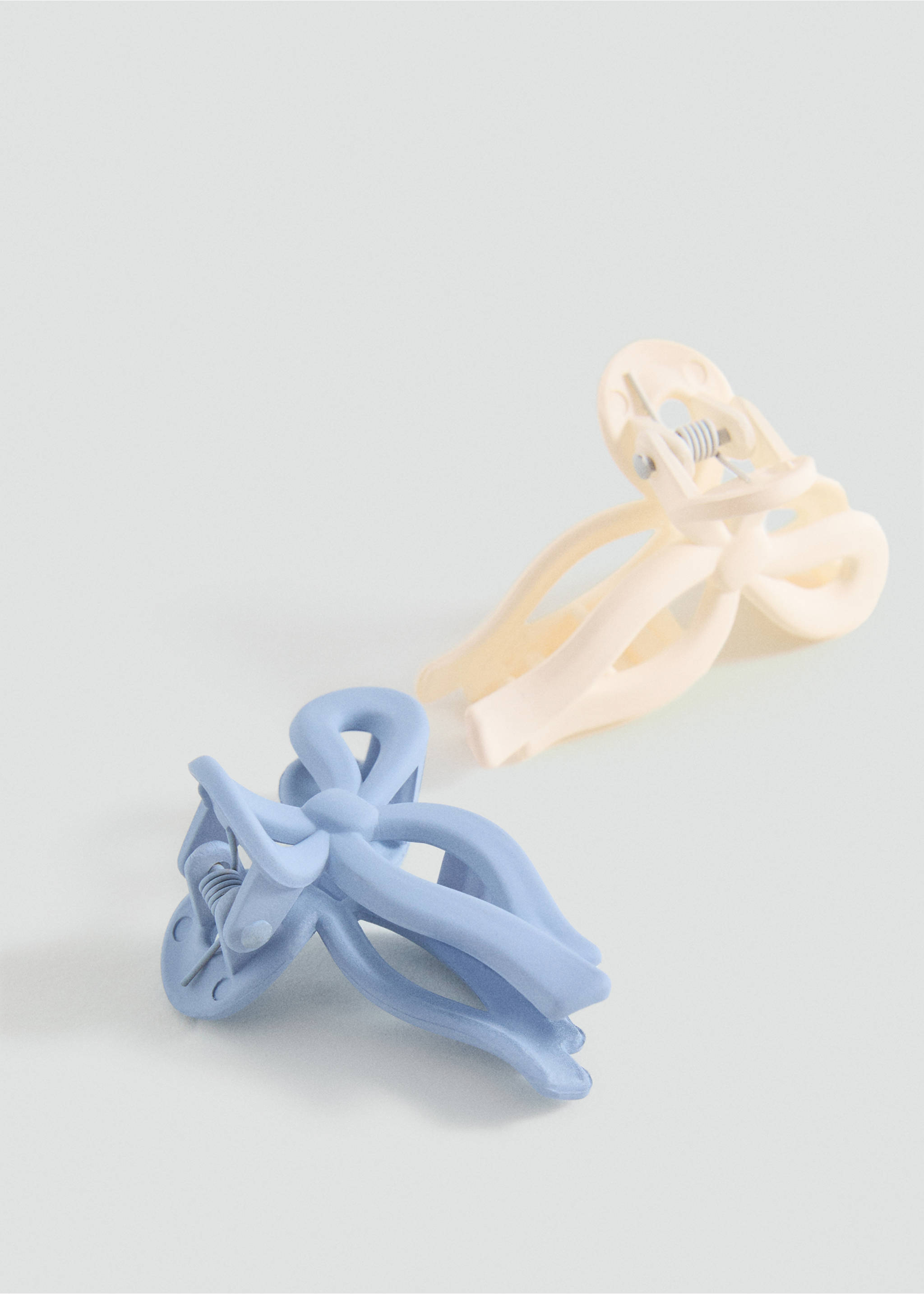 2er-Pack Haarspangen - Mittlere Ansicht, Himmelblau. Ref: 87005147-00.