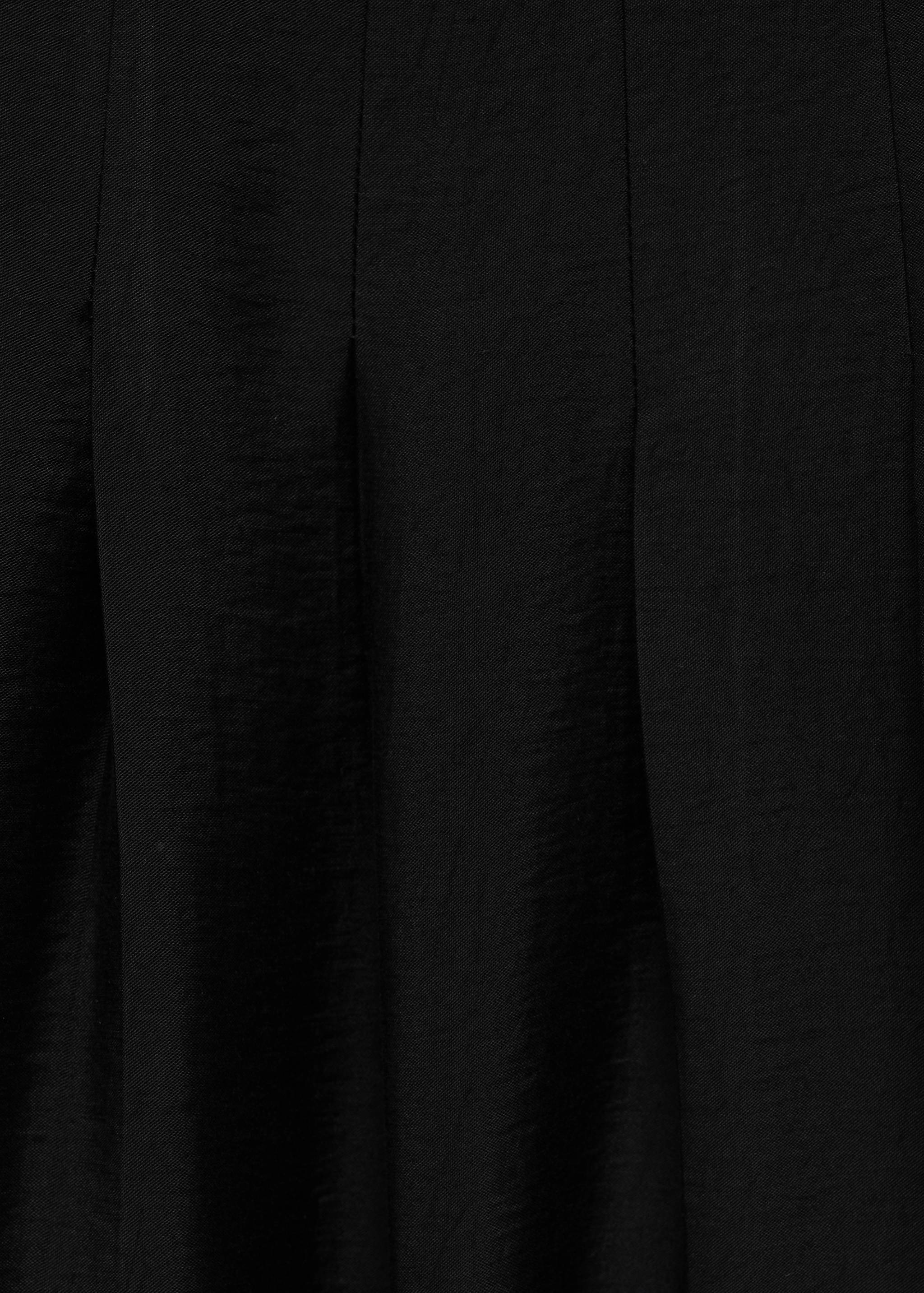 Vestido midi evasé cinturón - Detalle del artículo 0
