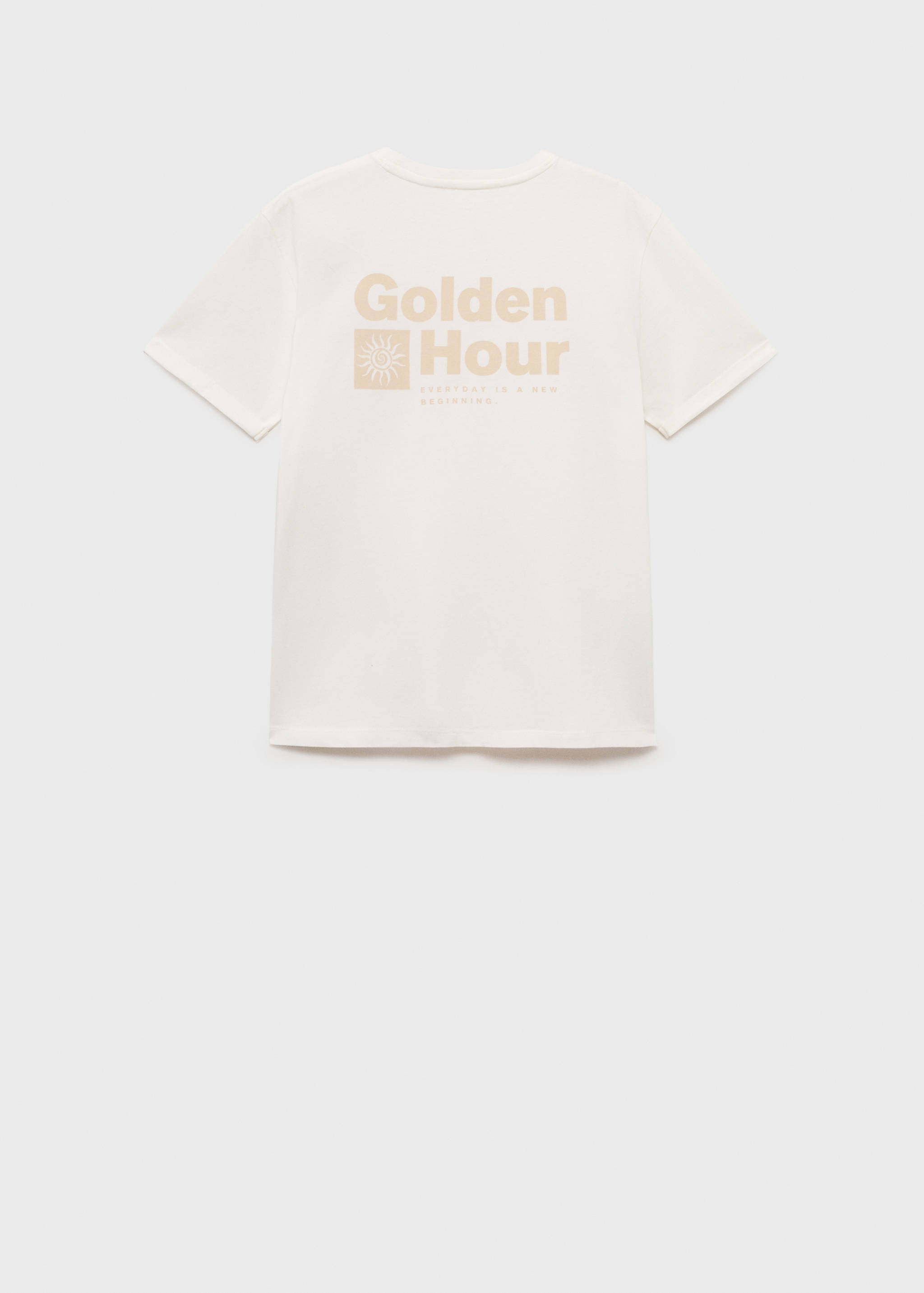 Camiseta algodón estampada - Reverso del artículo