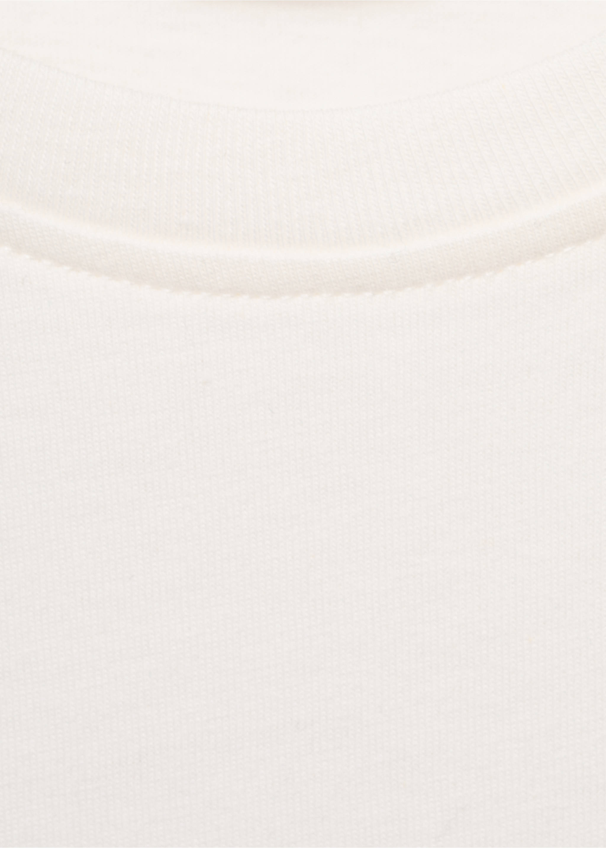 Printed cotton-blend t-shirt - Details of the article 0, Off White. Ref: 87005737-00.