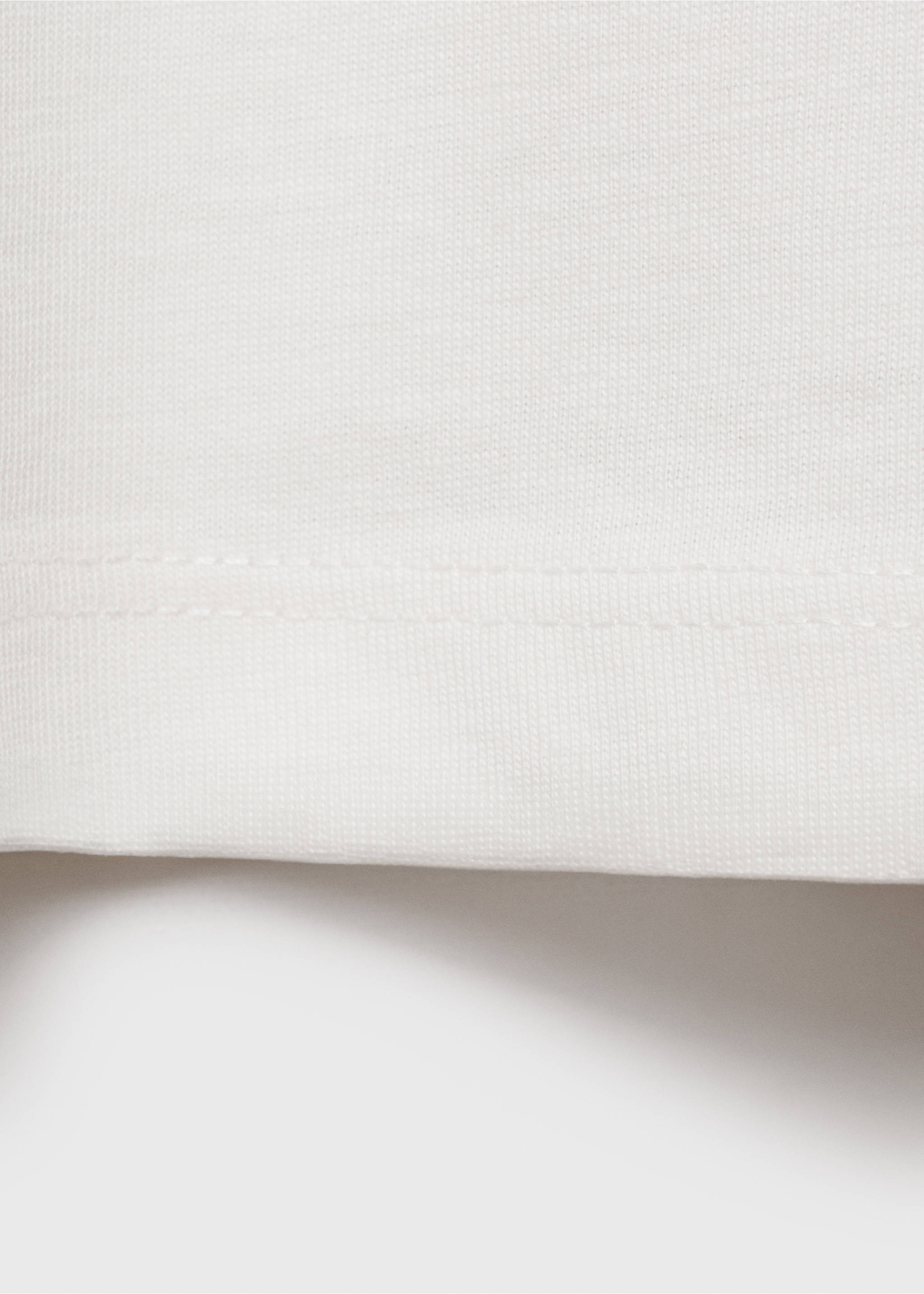 Camiseta algodón estampado dibujo - Detalle del artículo 0, Blanco roto. Ref: 87005738-00.