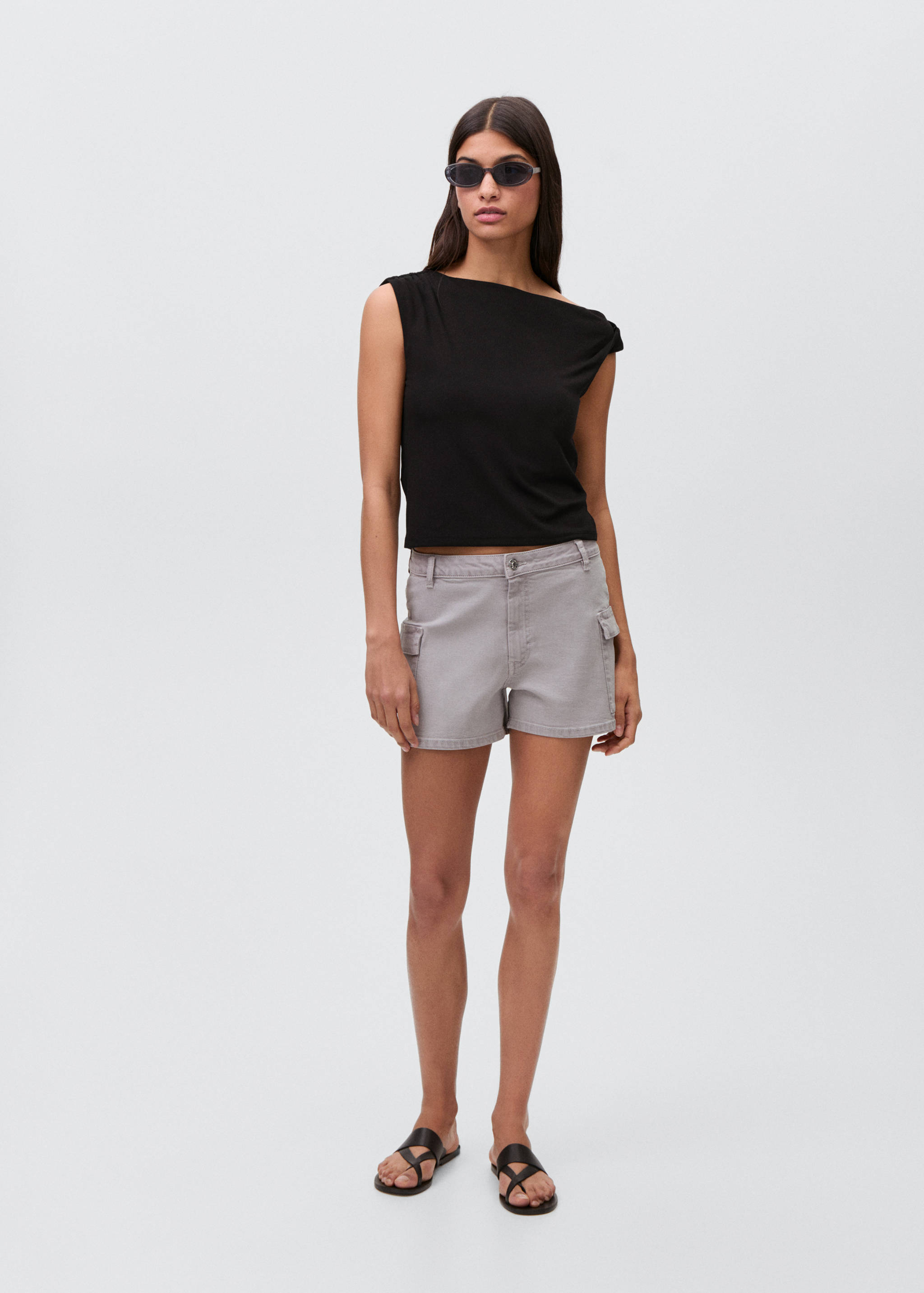 Shoulder detail T-shirt - General plane