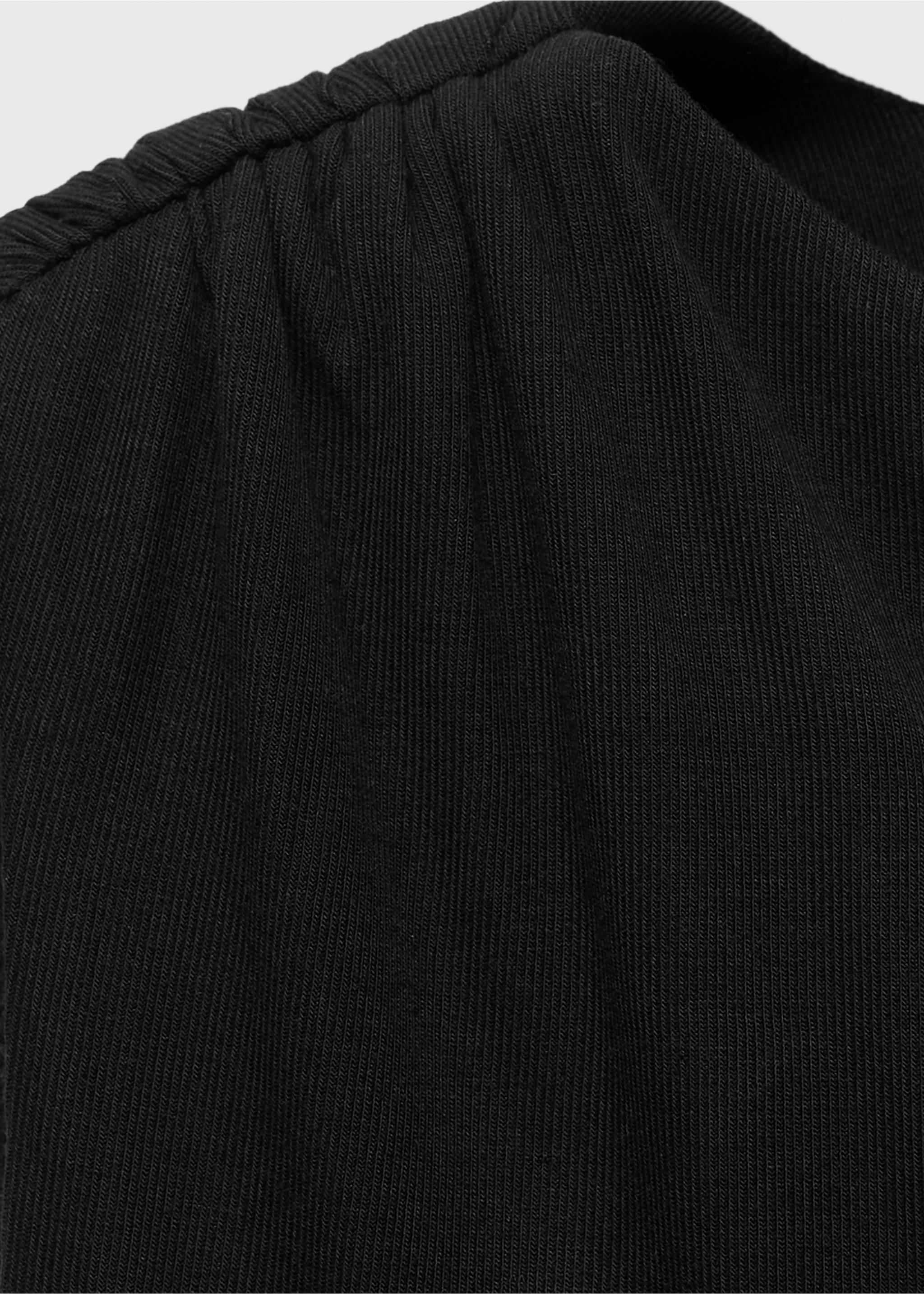Shoulder detail T-shirt - Details of the article 0, Black. Ref: 87005742-00.