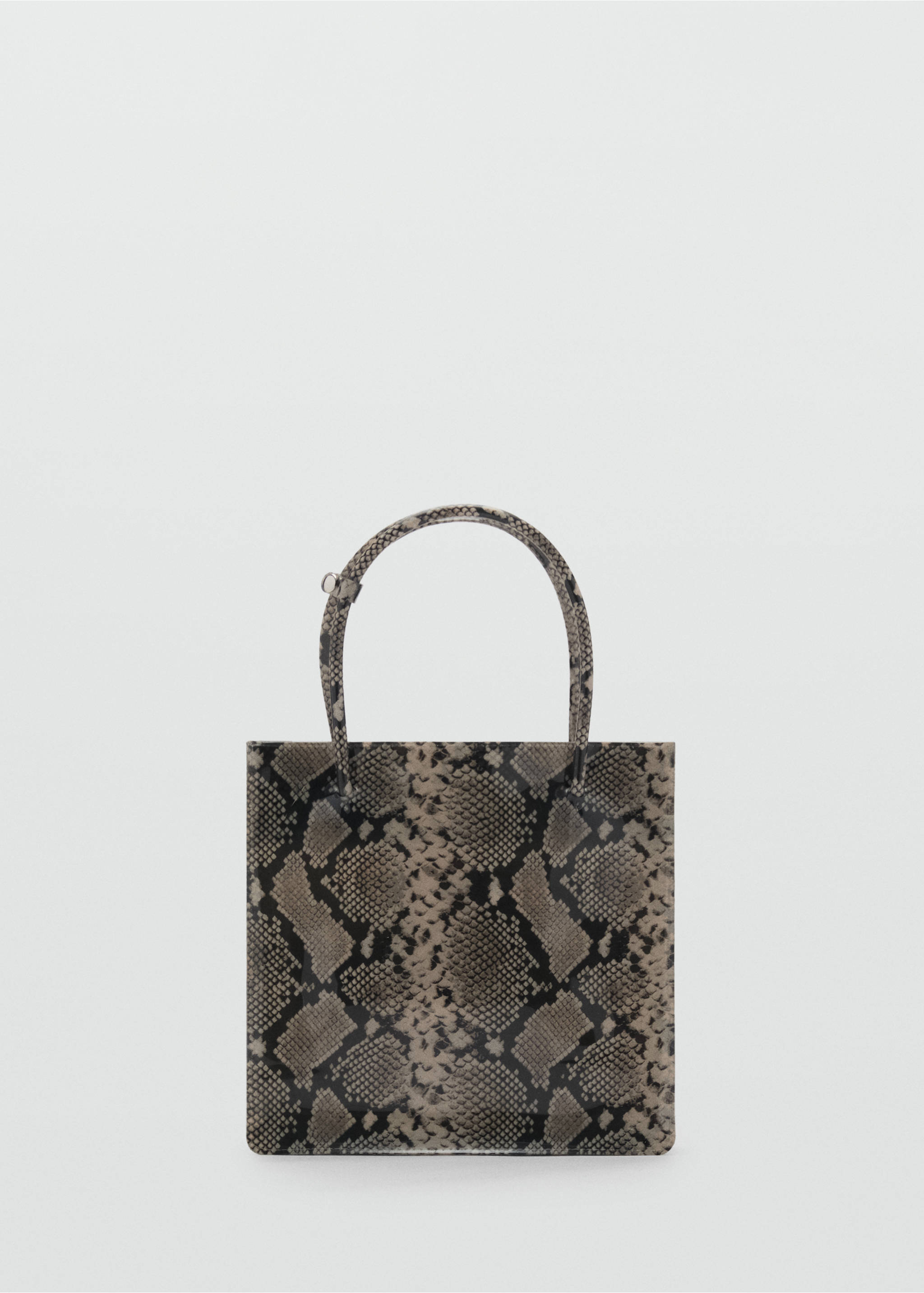 Bossa mà doble nansa animal print - Article sense model, Beige. Ref: 87005746-00.