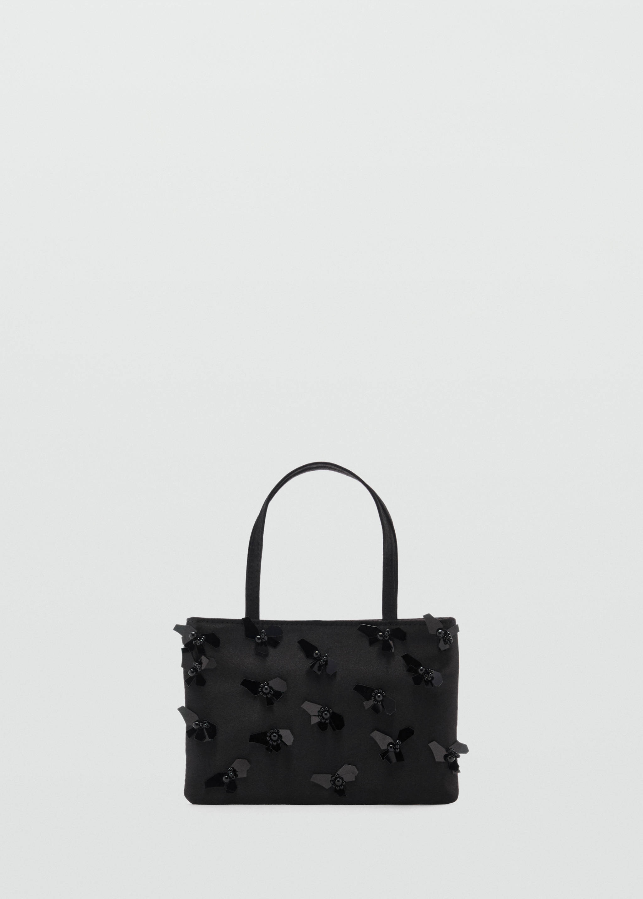 Sac à main avec application de fleurs - Article sans modèle