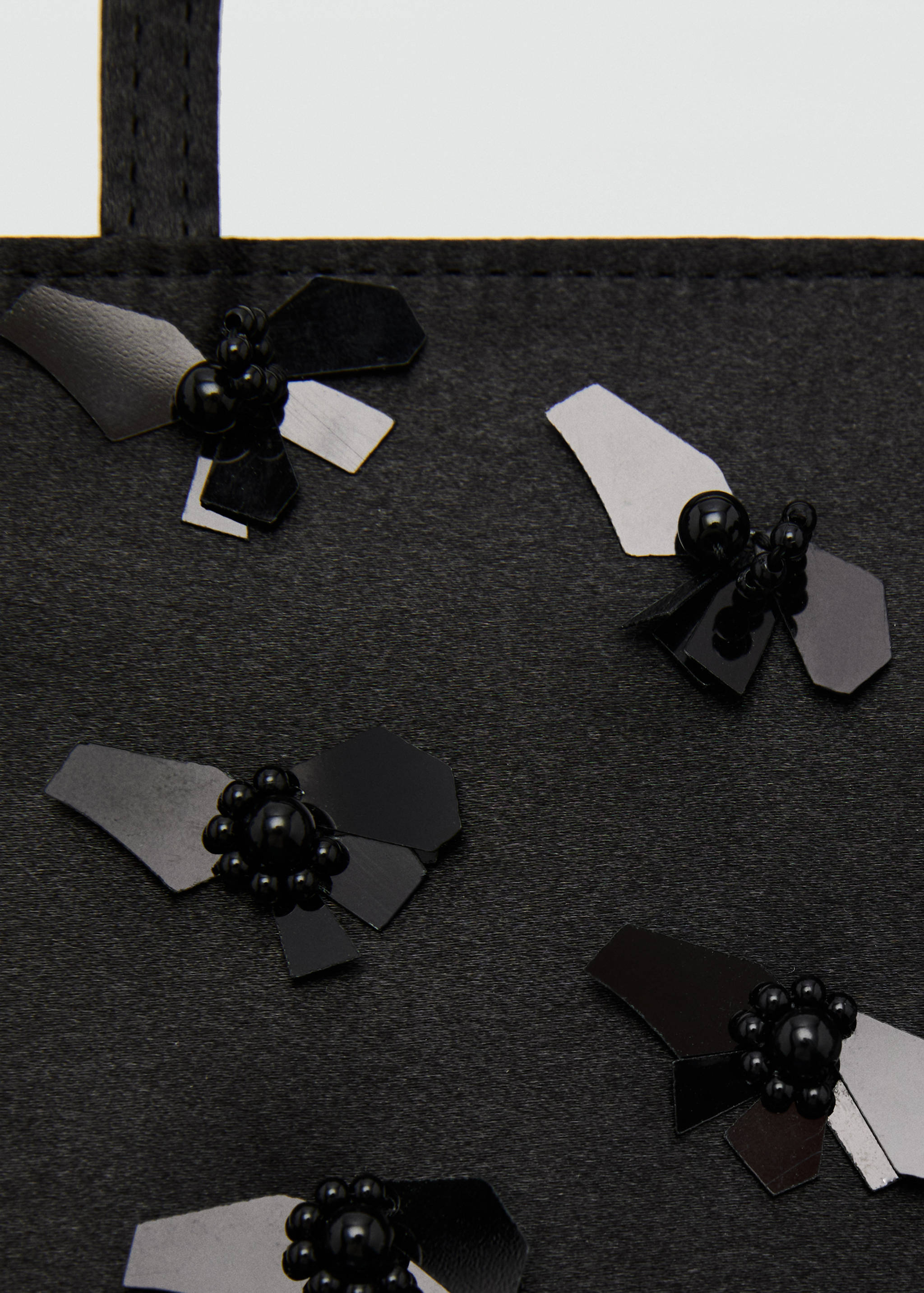 Sac à main avec application de fleurs - Détail de l'article 1