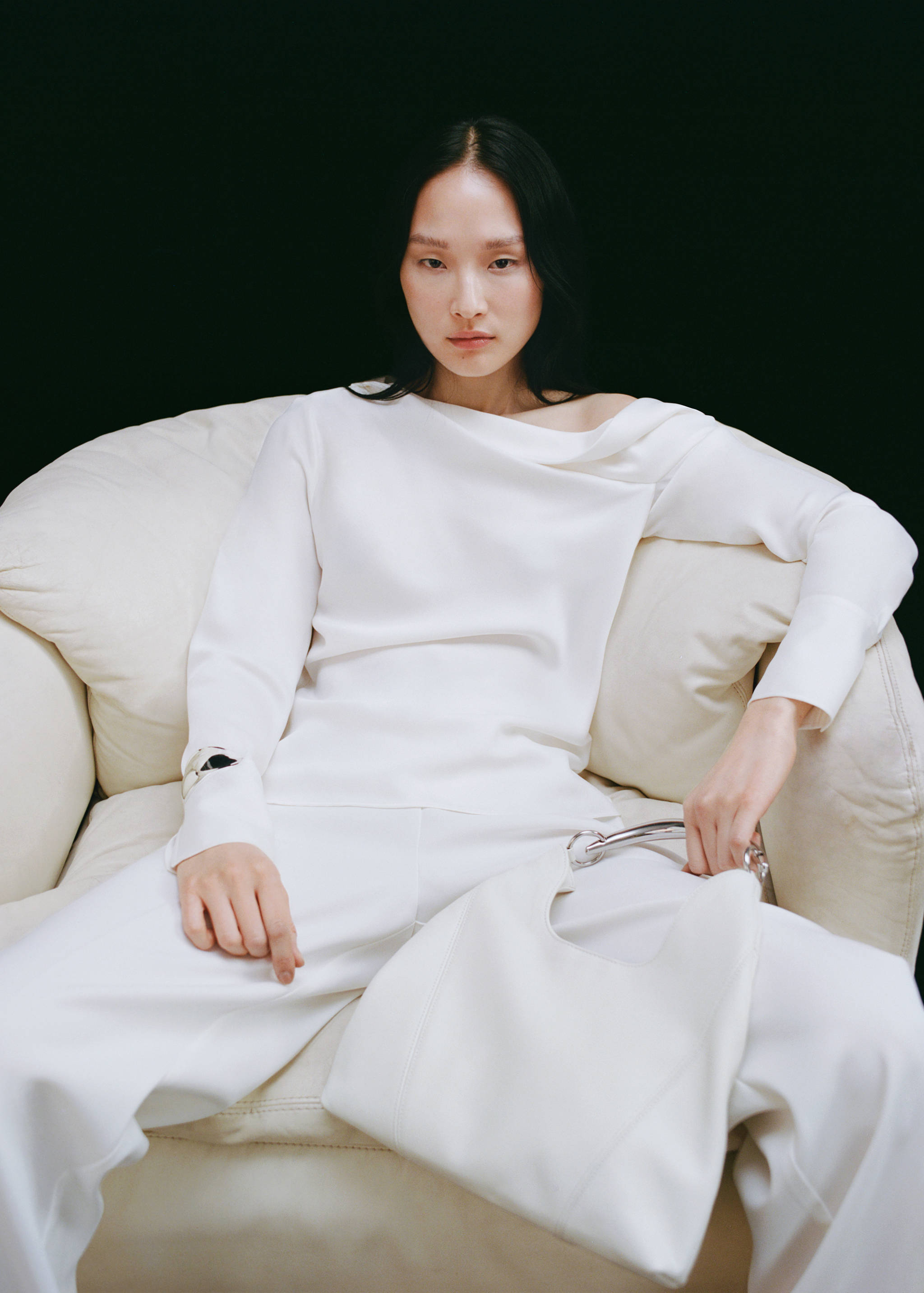 Sac porté épaule cuir anse métallique - Détail de l'article 9