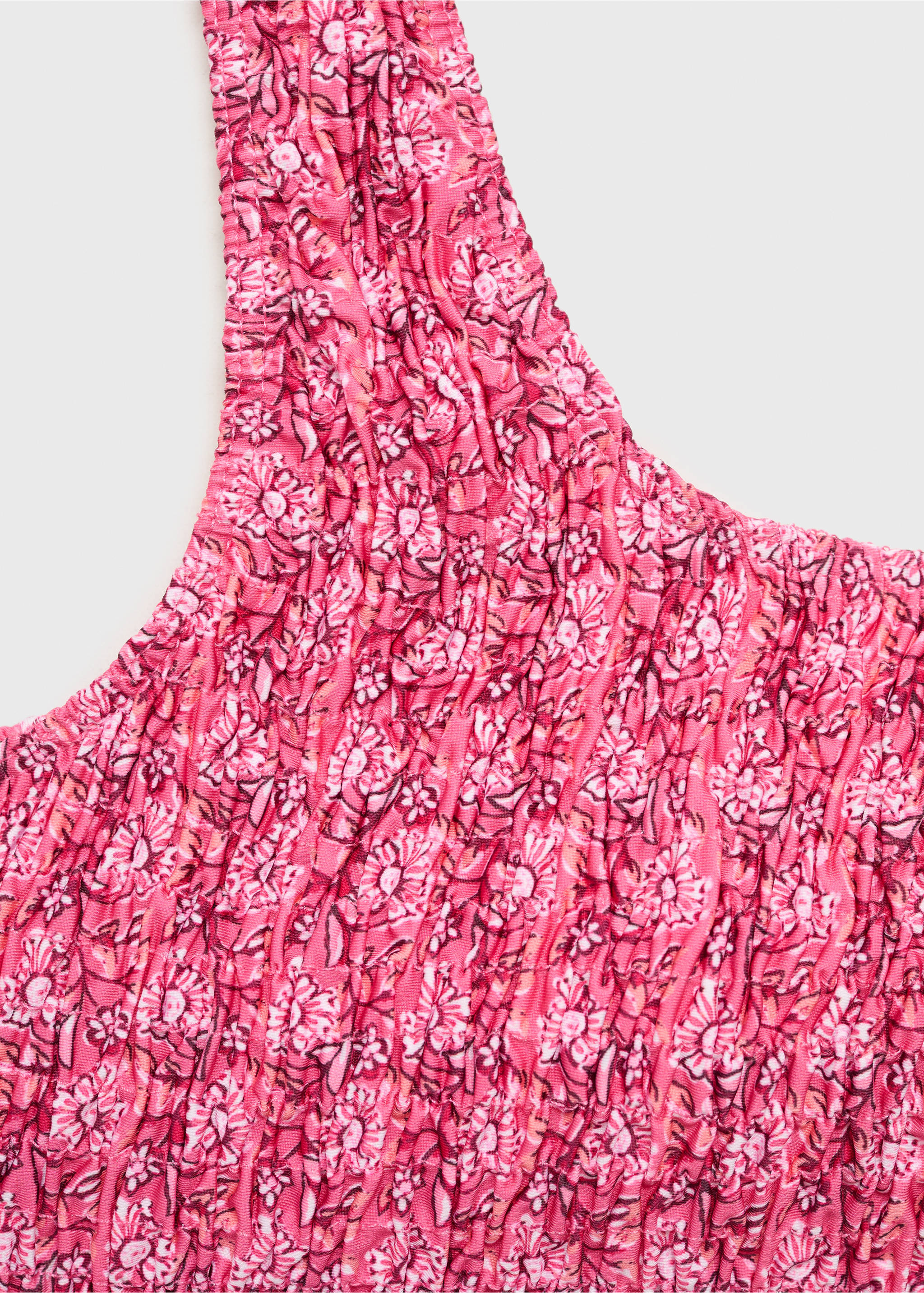 Asymmetrischer Print-Bikini - Detail des Artikels 8, Pastellrosa. Ref: 87005751-00.