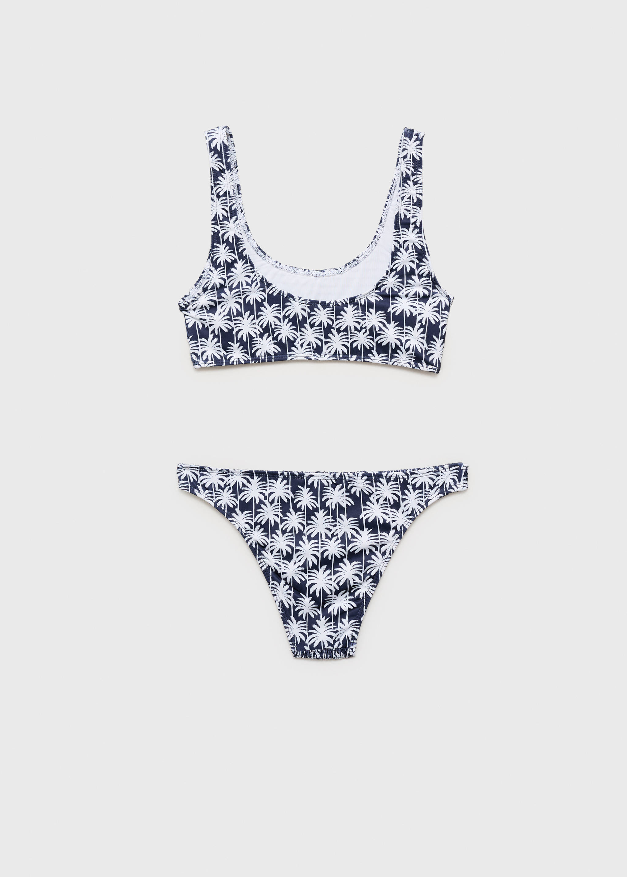 Ruched printed bikini - Reverse of the article