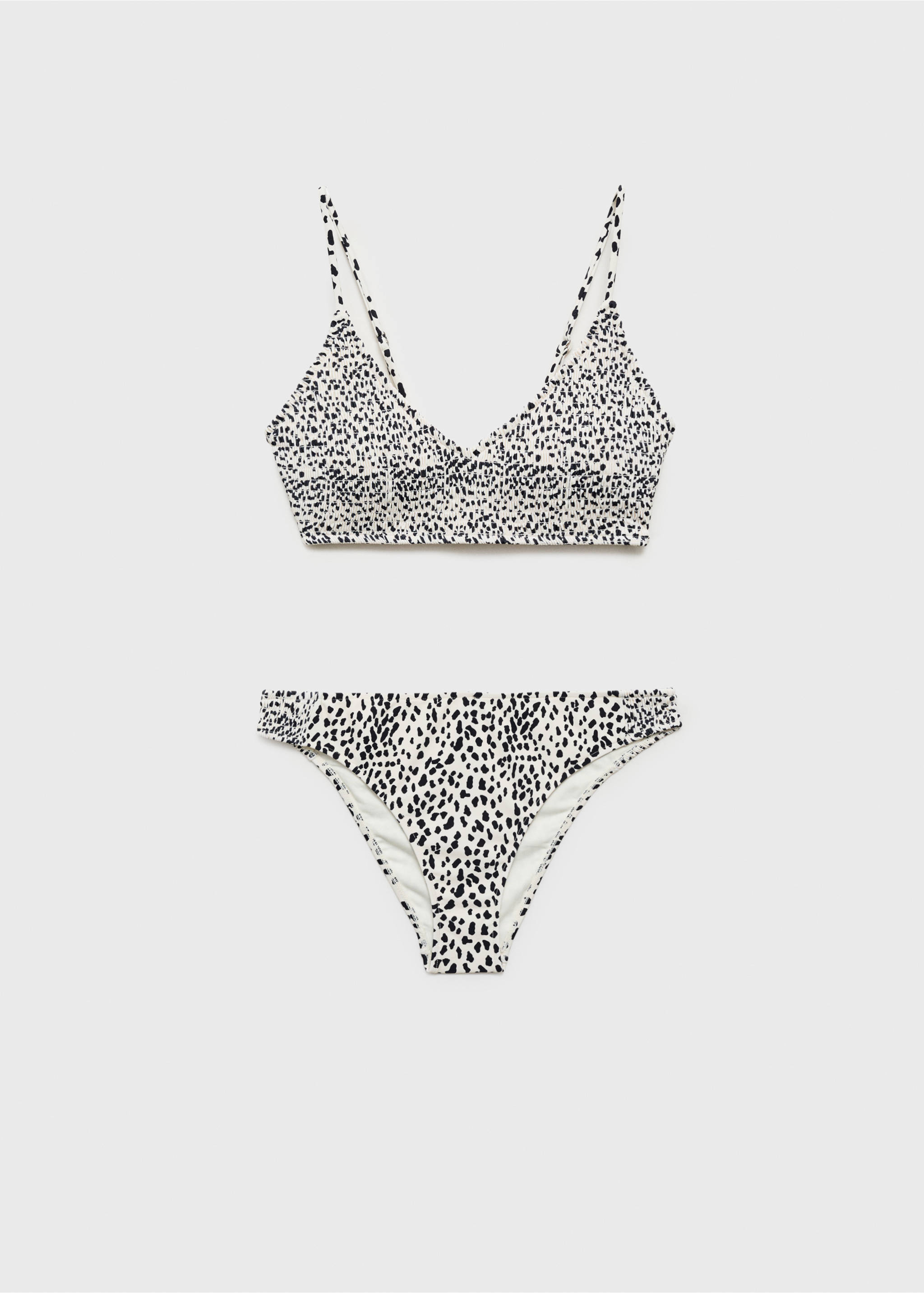 Animal print bikini - Article without model, Beige. Ref: 87005763-00.