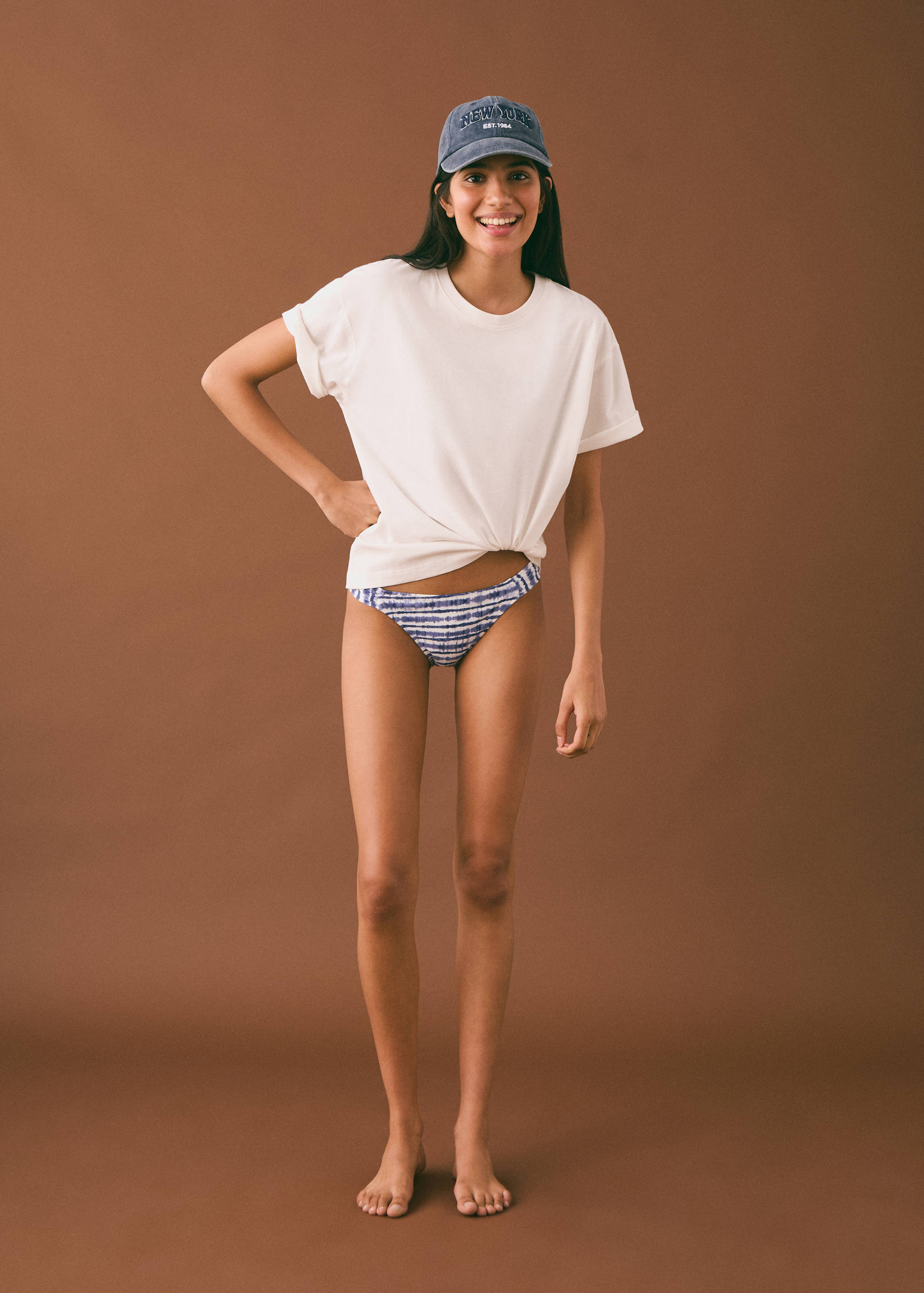 Asymmetrischer Tie-Dye-Bikini - Detail des Artikels 2