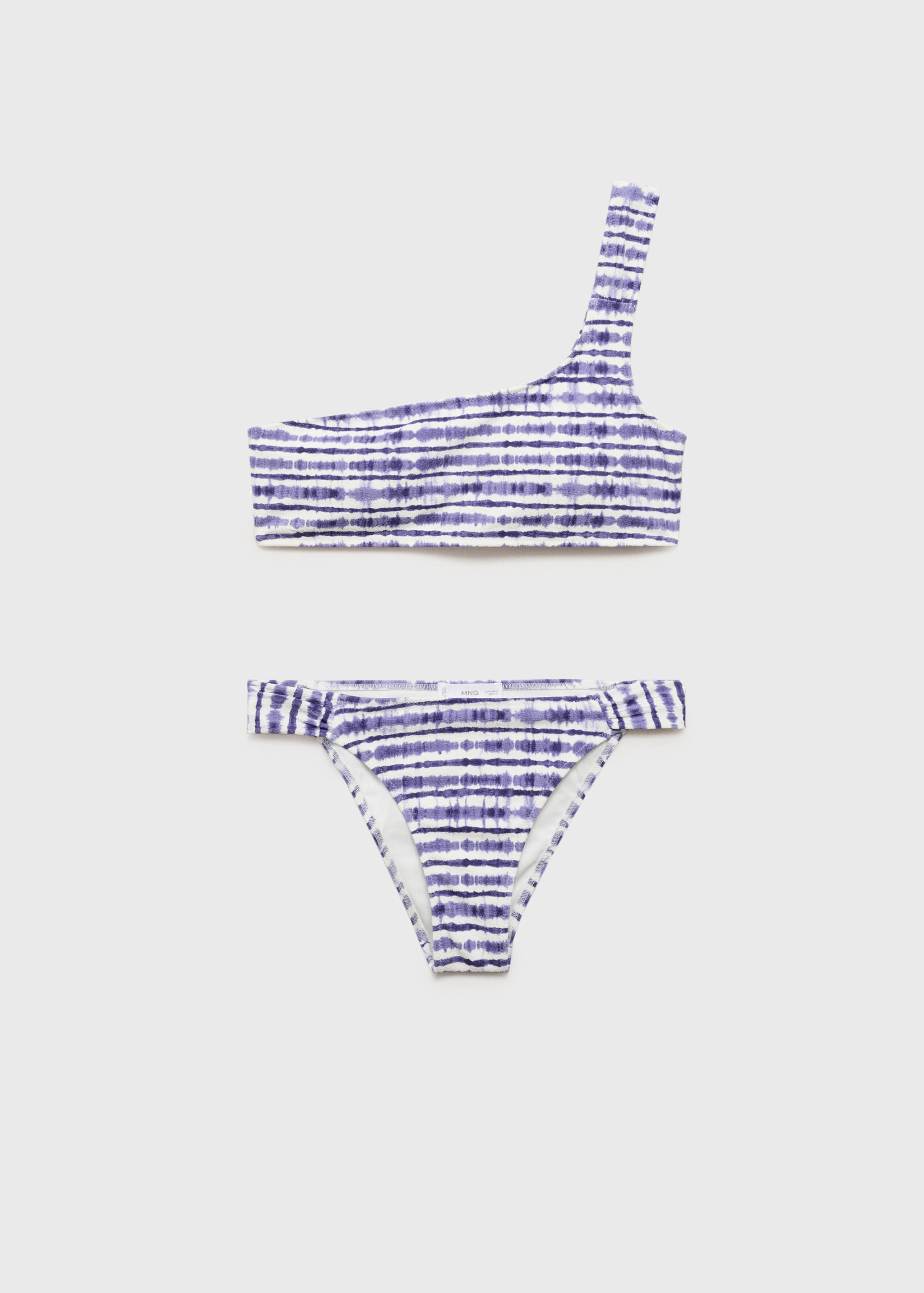 Asymmetrischer Tie-Dye-Bikini - Artikel ohne Model