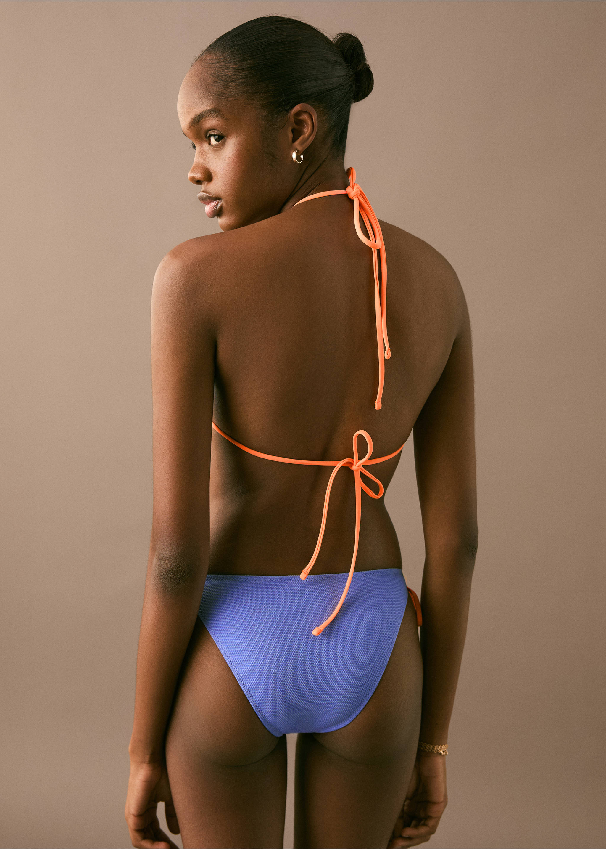 Bikini bicolor - Reverso del artículo, Azul celeste. Ref: 87005770-00.