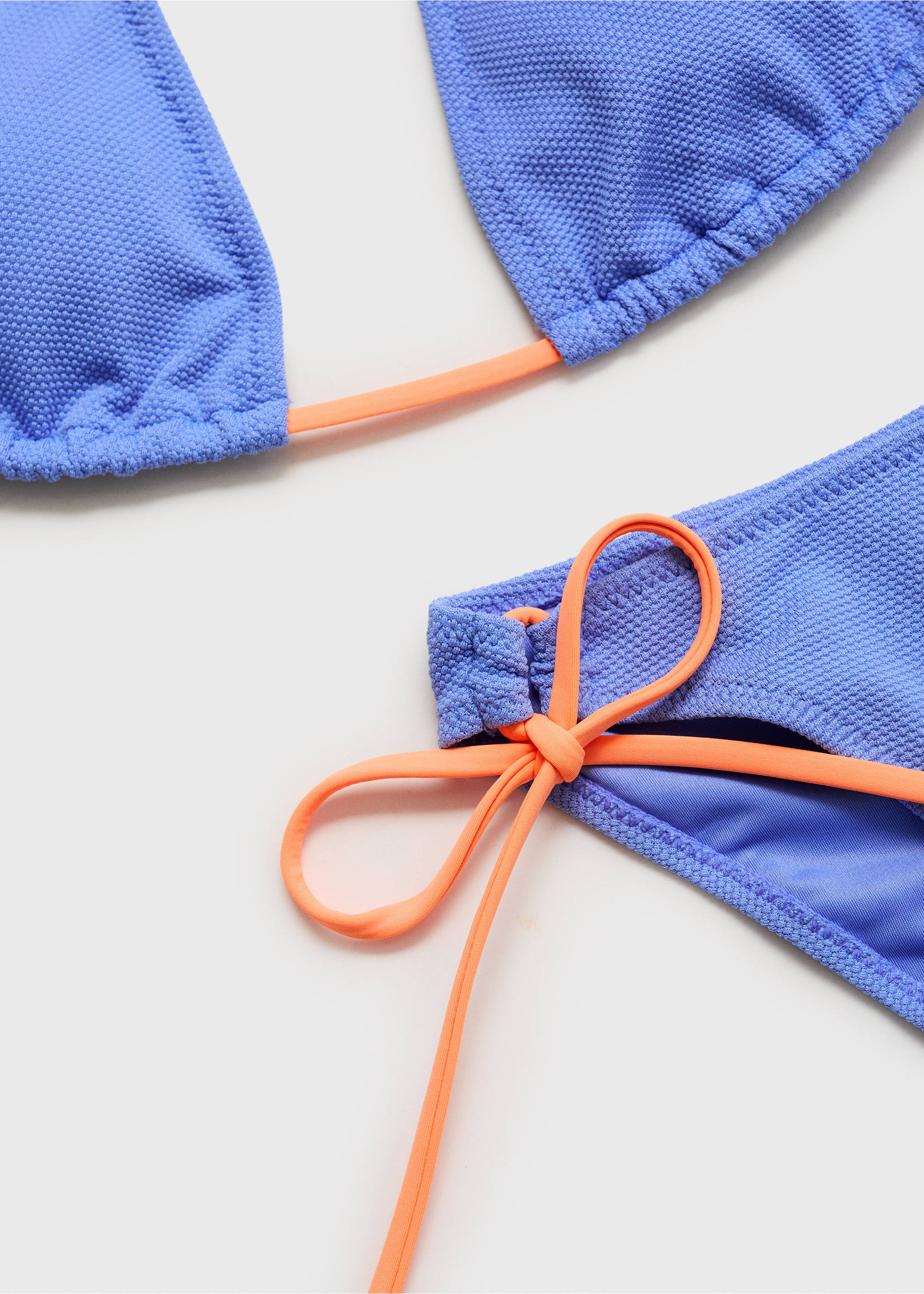 Bikini bicolor - Detalle del artículo 8, Azul celeste. Ref: 87005770-00.