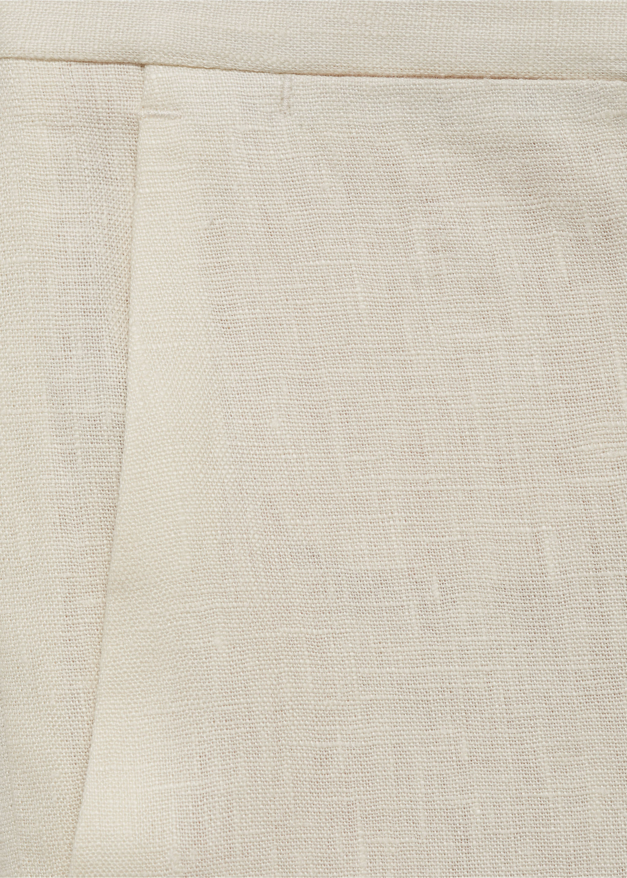 Amalfi 100% linen slim-fit suit trousers - Details of the article 0, Ivory White. Ref: 87005938-00.