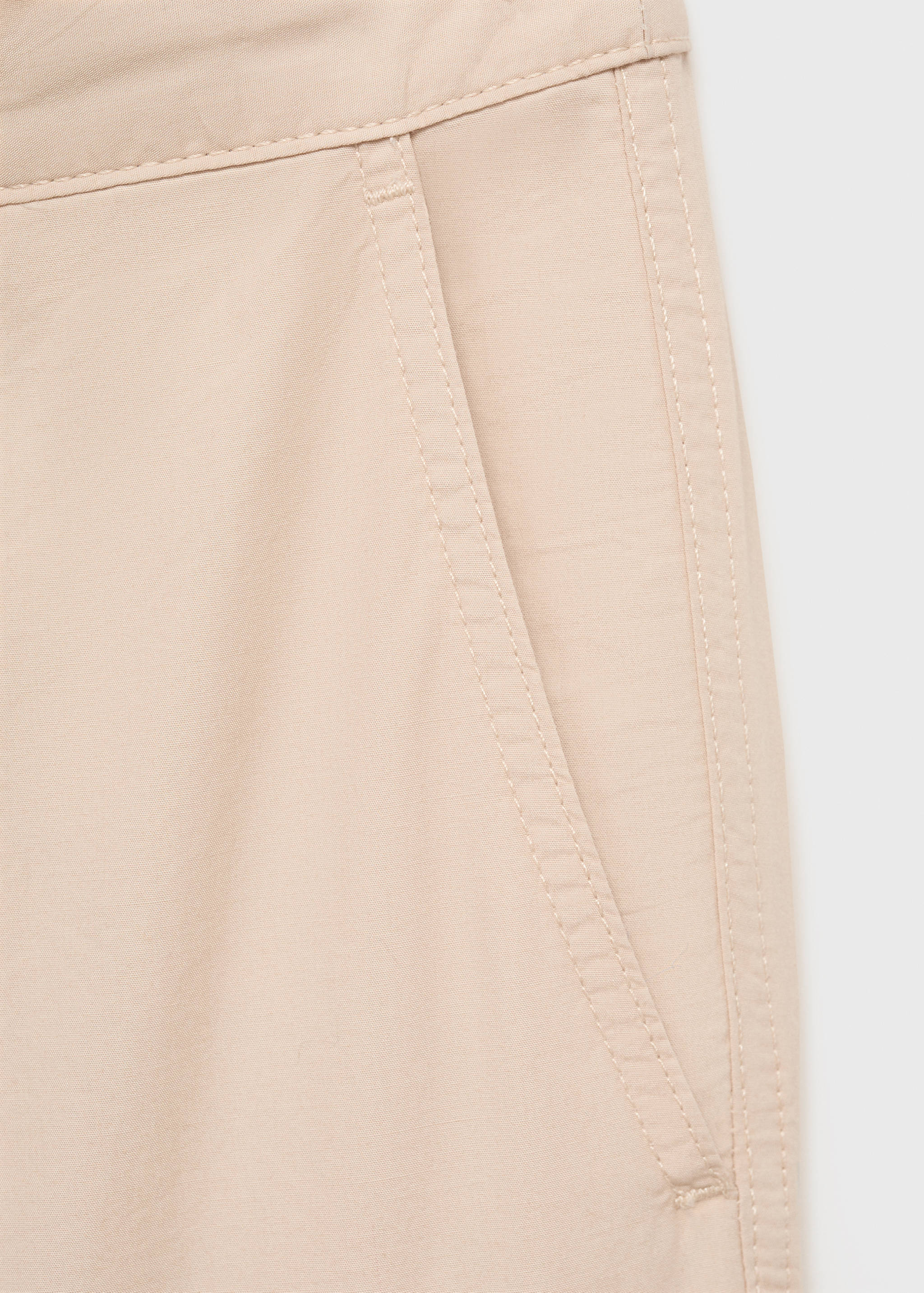 Poplin cotton trousers - Details of the article 8