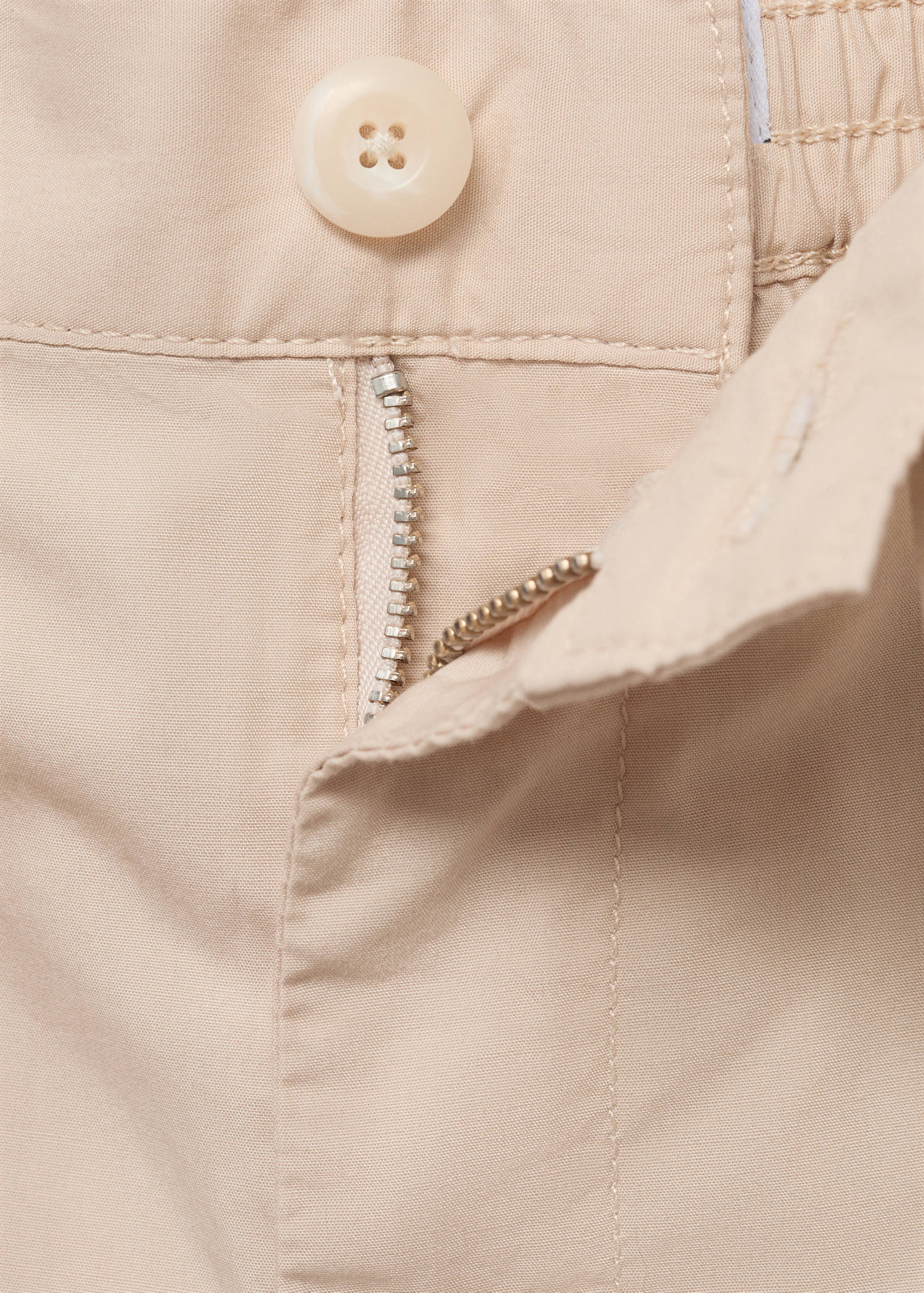 Poplin cotton trousers - Details of the article 0