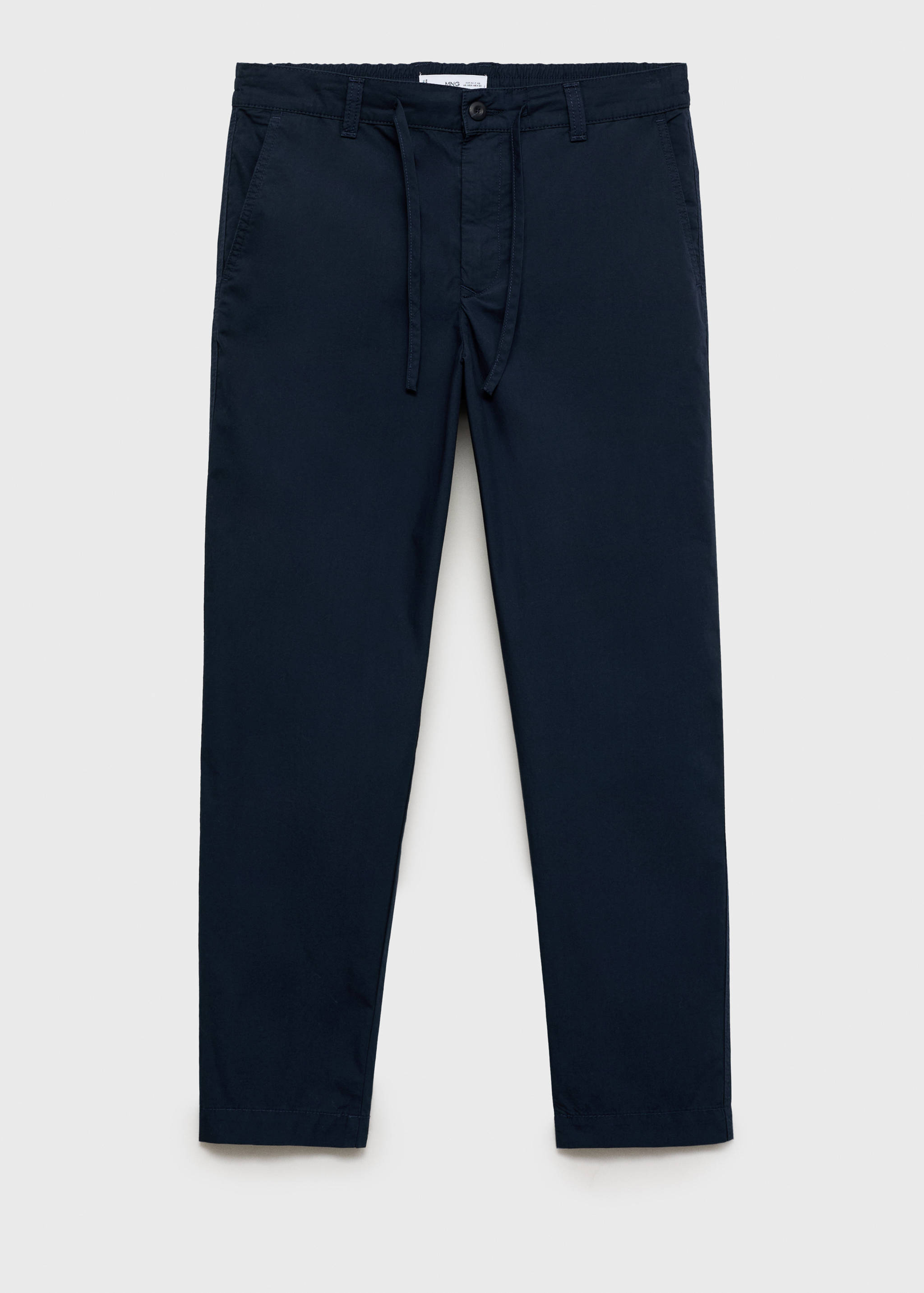 Poplin cotton trousers - Article without model
