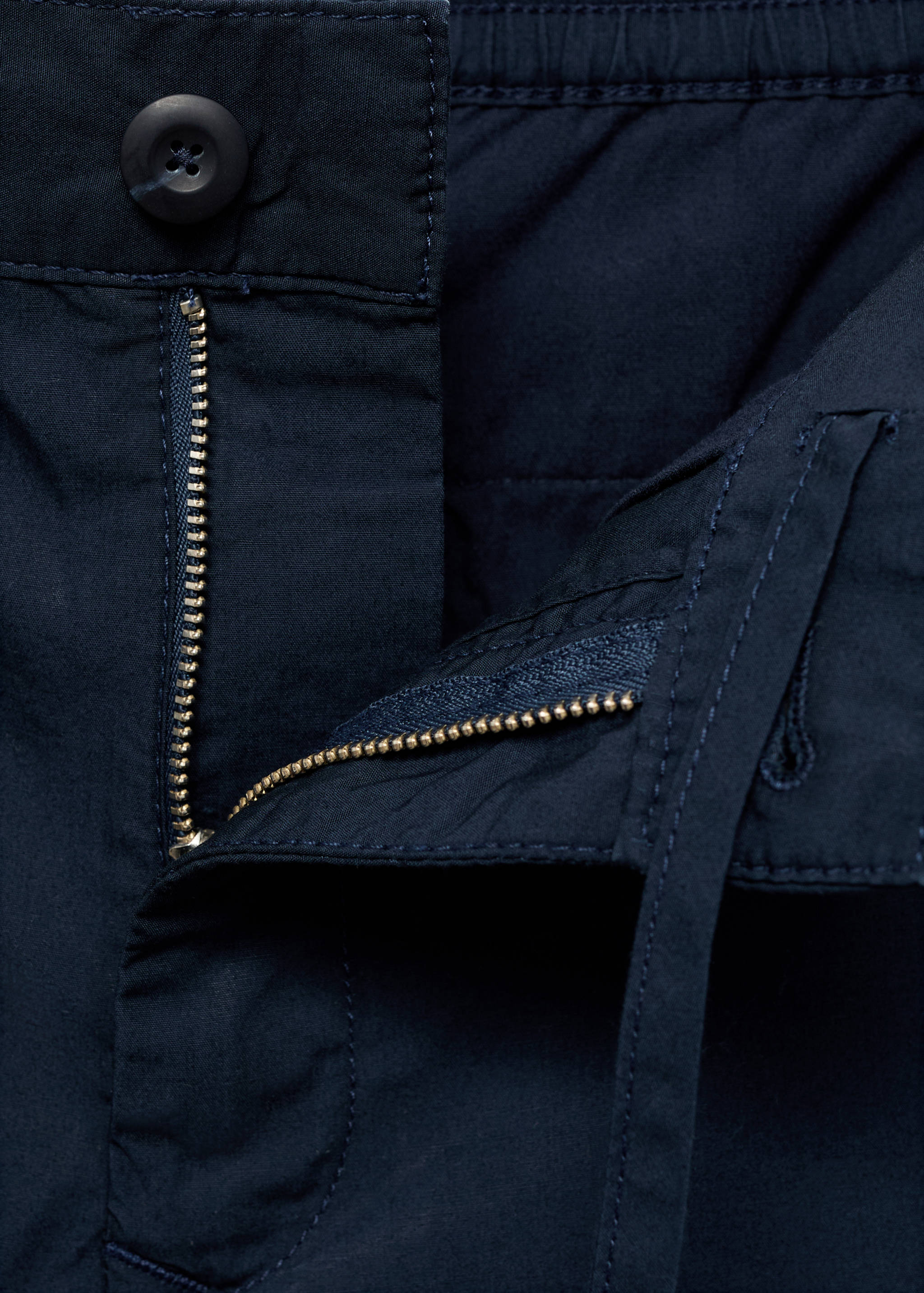 Poplin cotton trousers - Details of the article 0