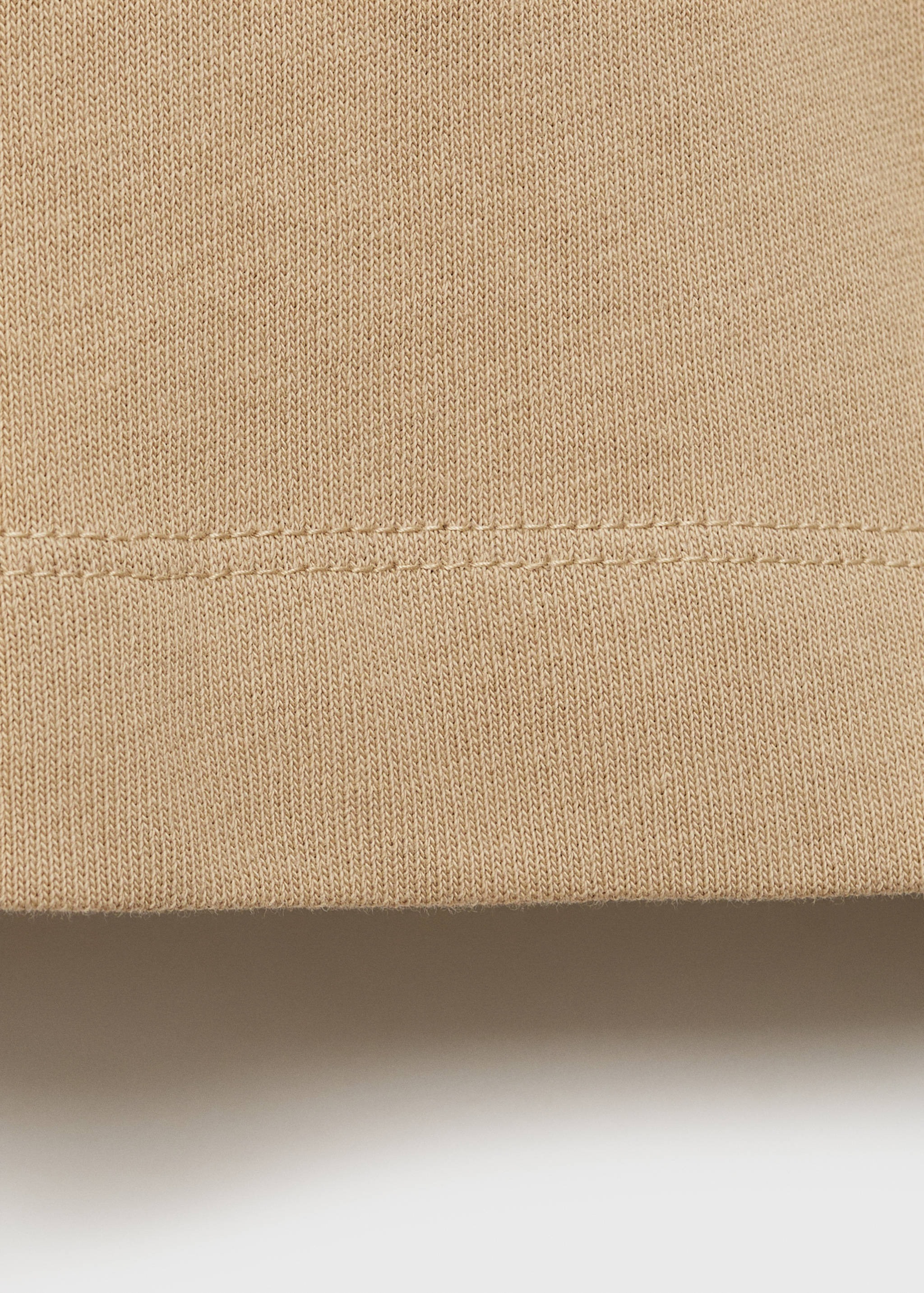 Embroidered detail cotton T-shirt - Details of the article 0