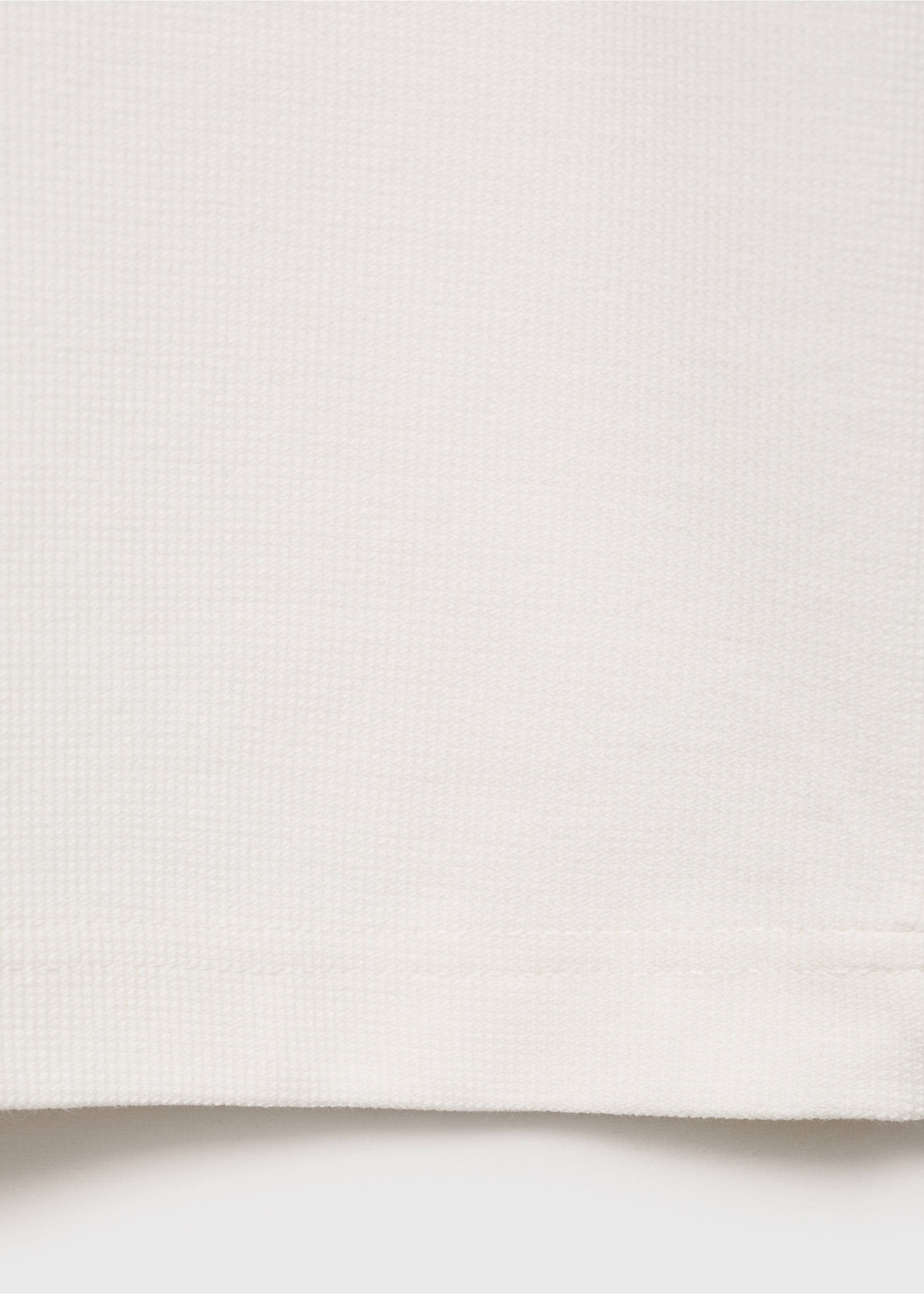 T-shirt texture regular-fit - Détail de l'article 8, Blanc. Ref: 87005949-00.