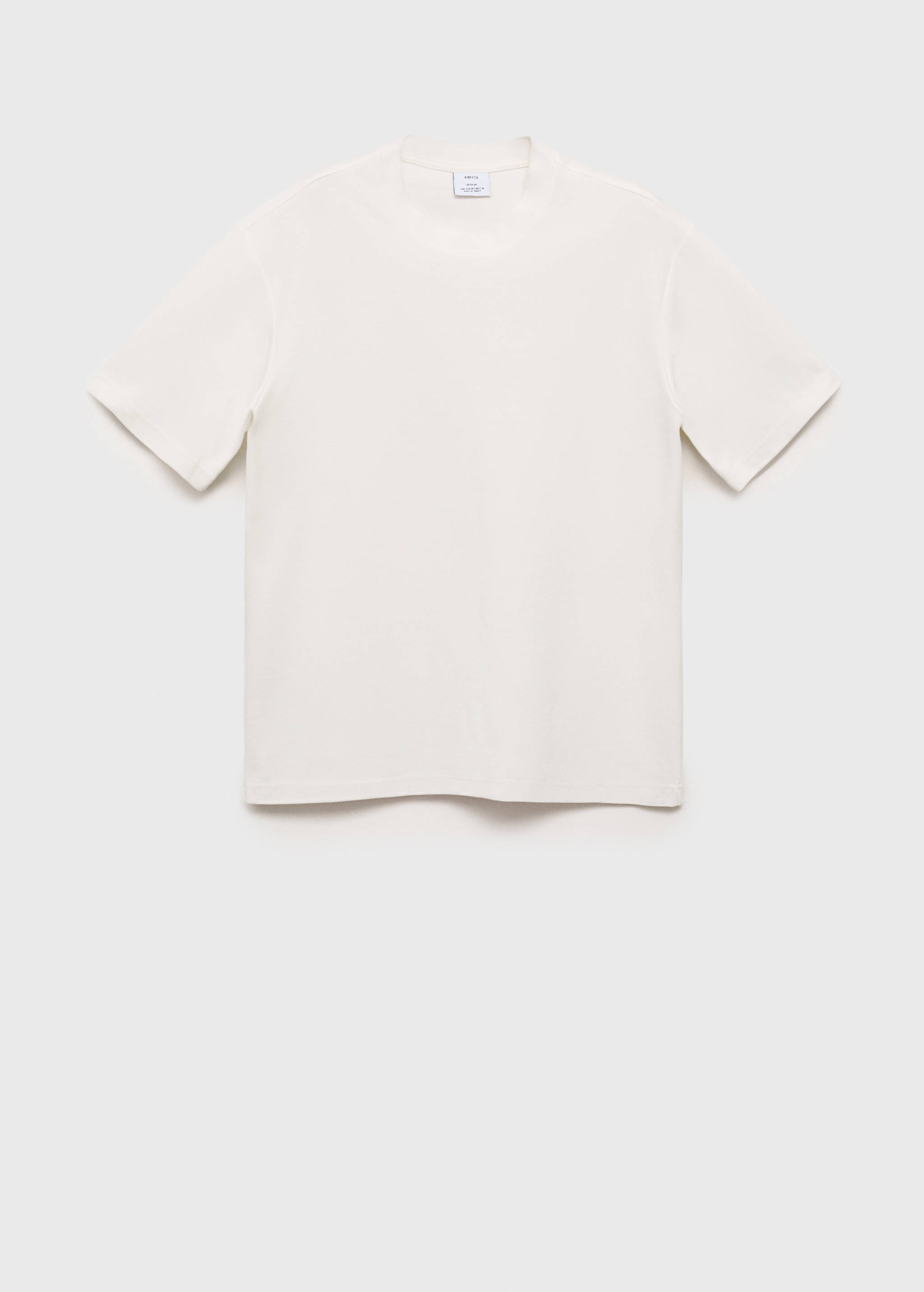 Getextureerd regular-fit T-shirt - Artikel zonder model