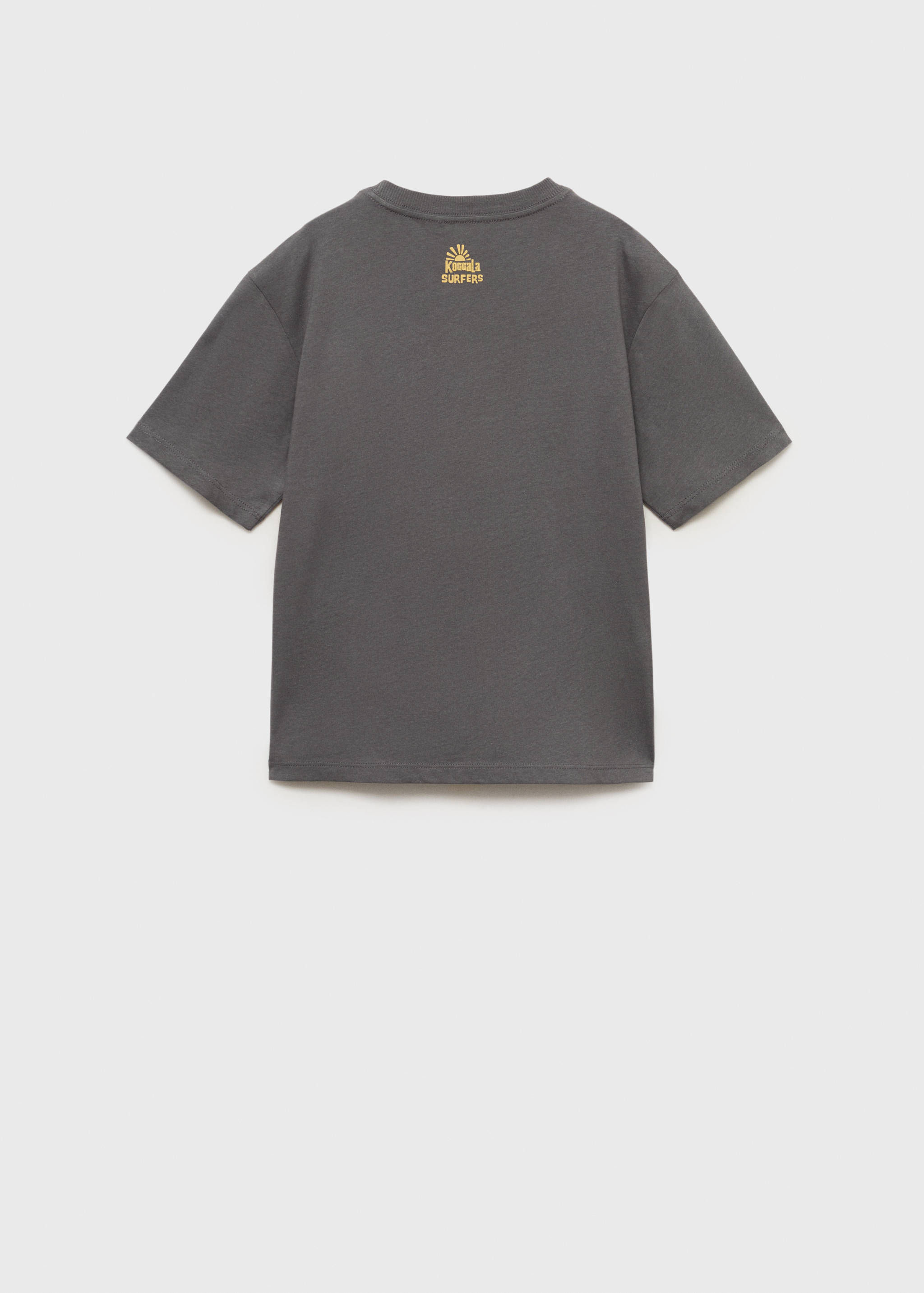 Bedrucktes Baumwoll-T-Shirt - Rückseite des Artikels