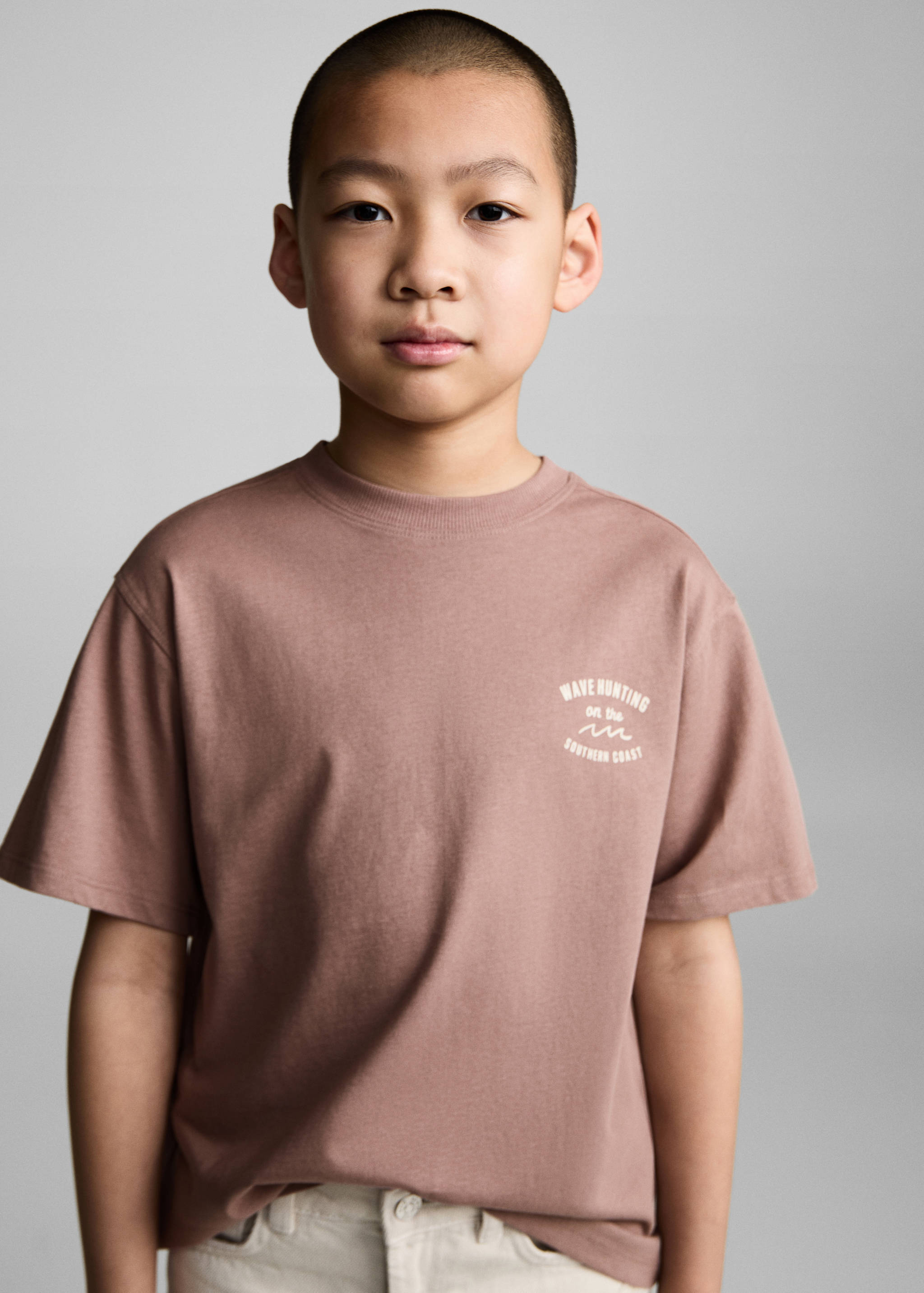 Printed cotton-blend t-shirt - Medium plane
