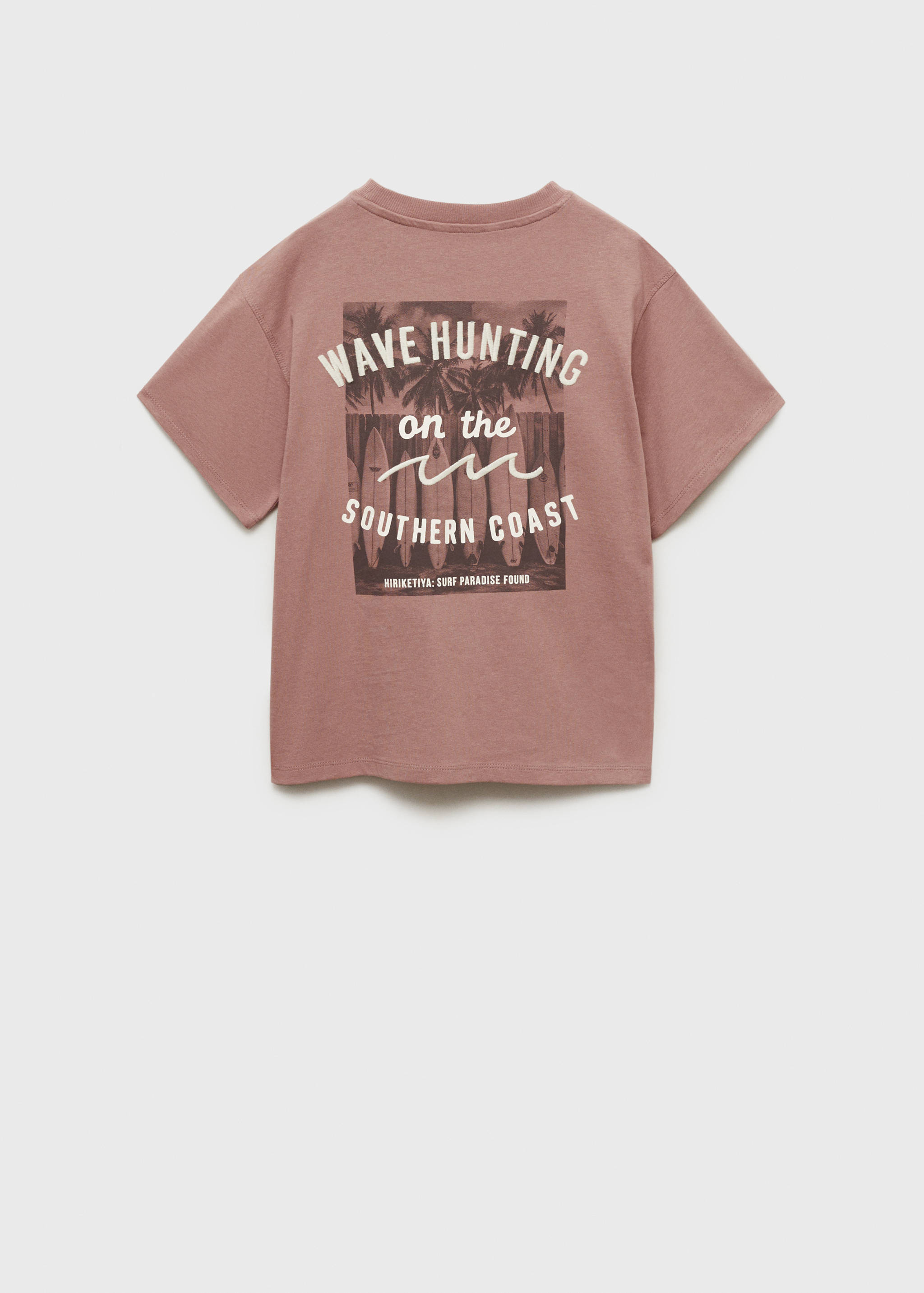 Printed cotton-blend t-shirt - Reverse of the article