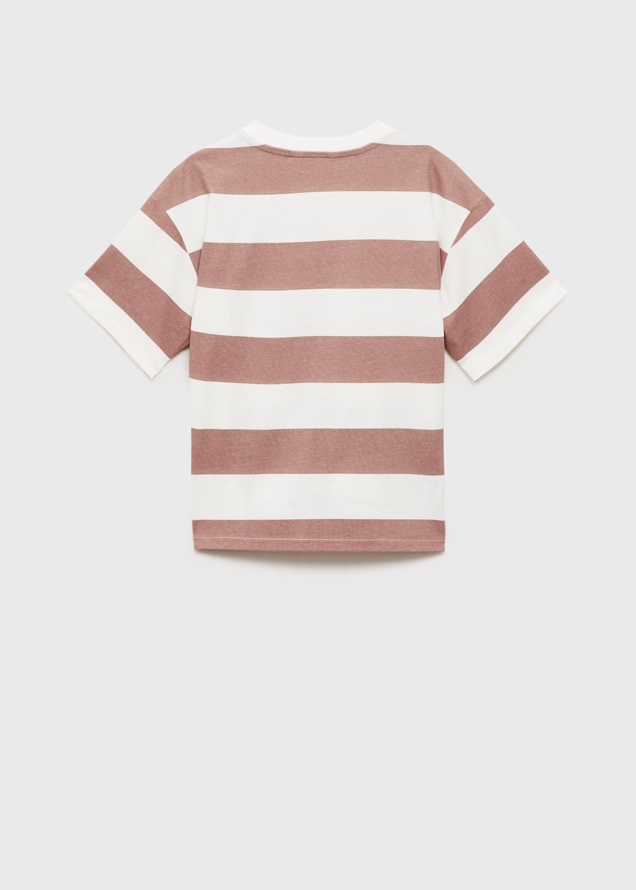T-shirt coton à rayures - Verso de l’article