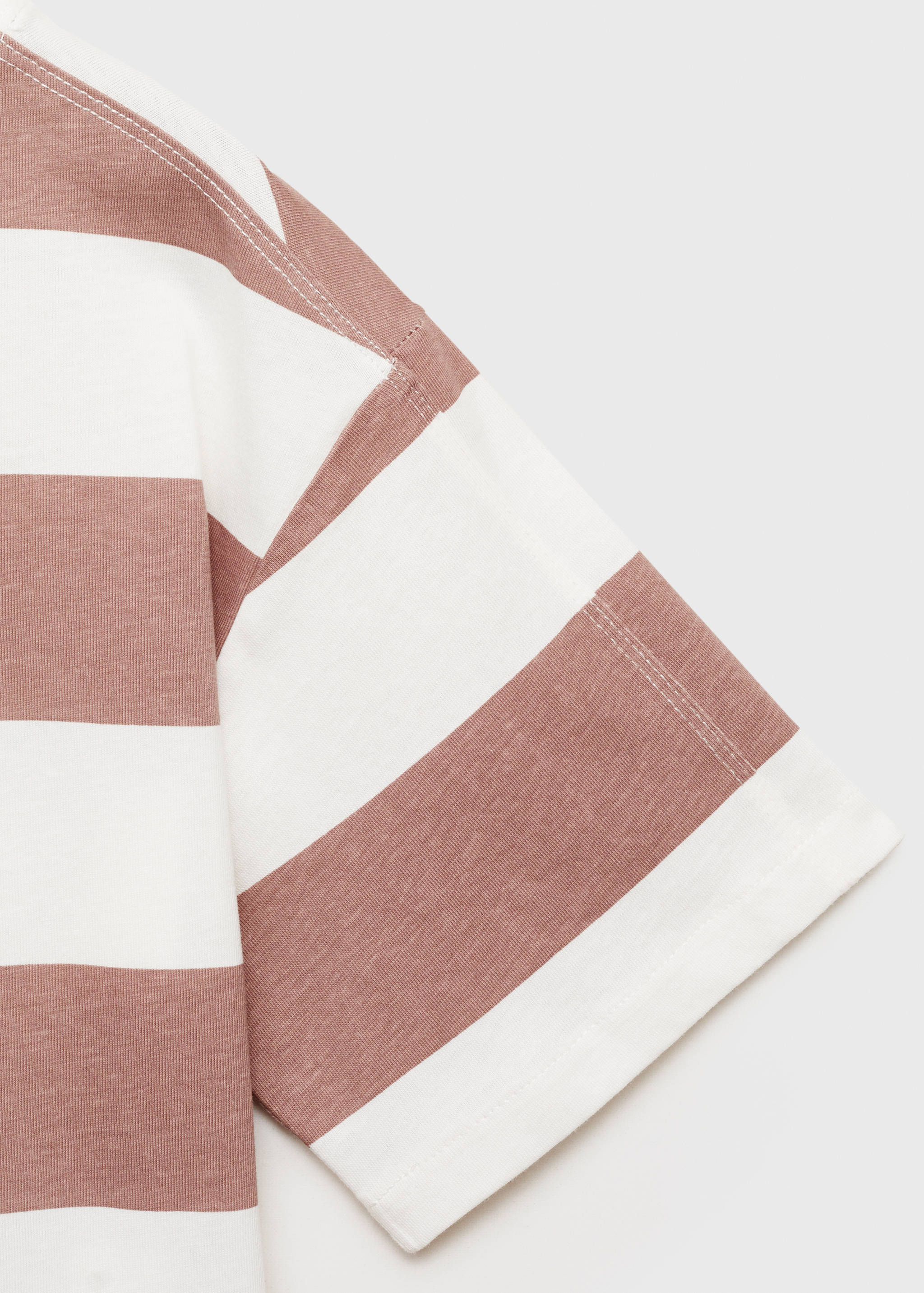 T-shirt coton à rayures - Détail de l'article 8