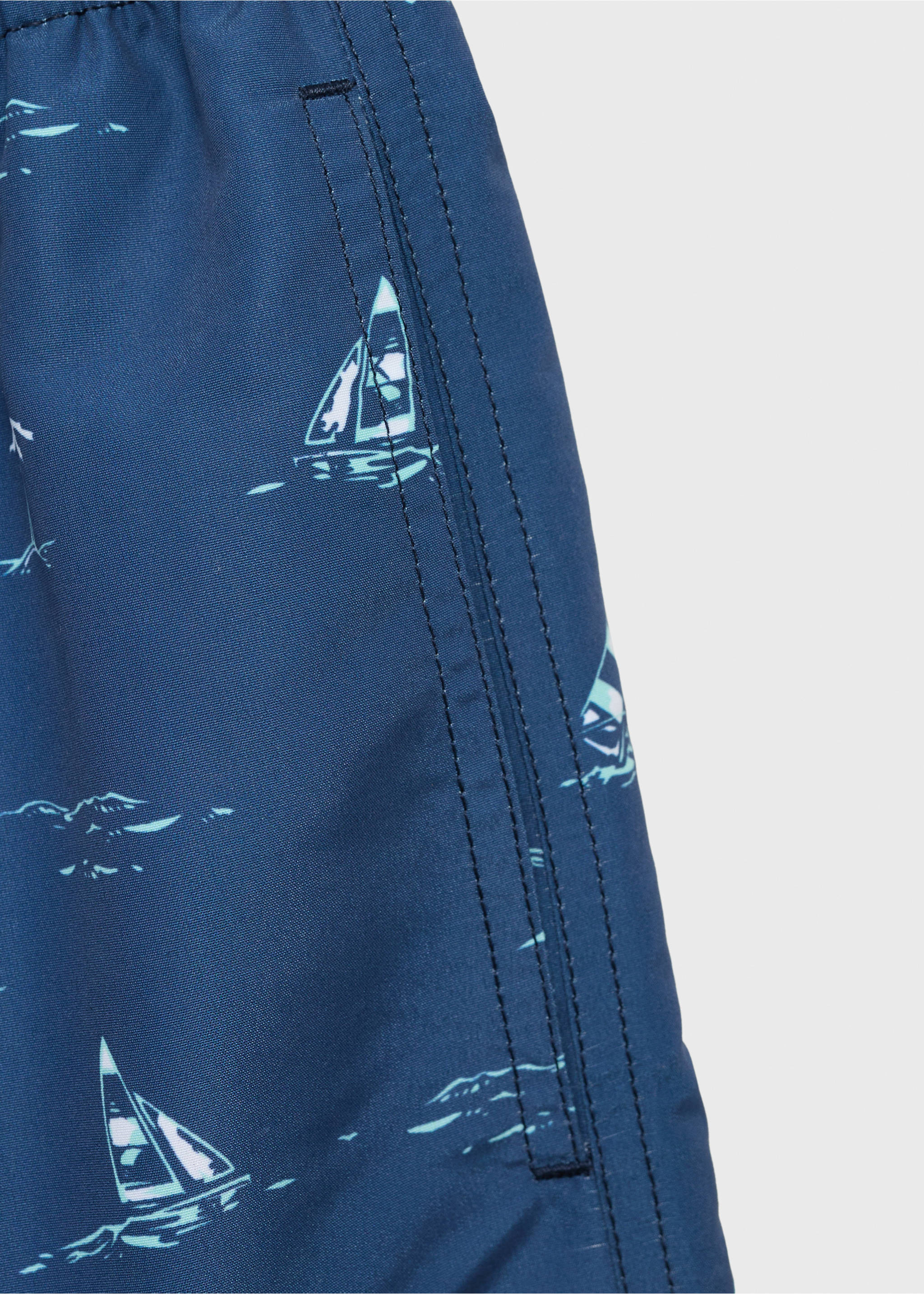 Palm trees print swimsuit trunks - Details of the article 8, Blue. Ref: 87005959-00.