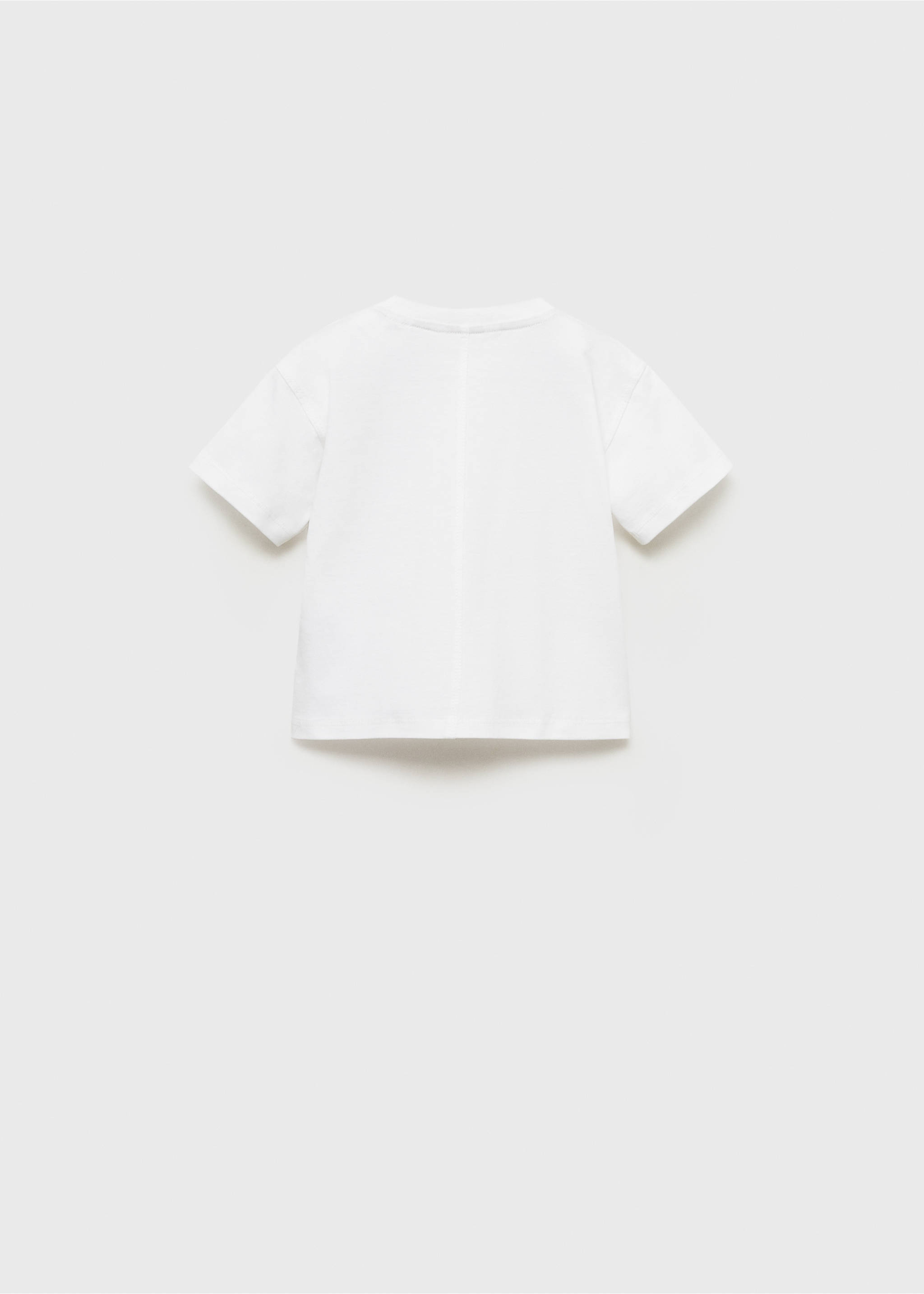 Printed cotton-blend T-shirt - Reverse of the article, Off White. Ref: 87005961-00.