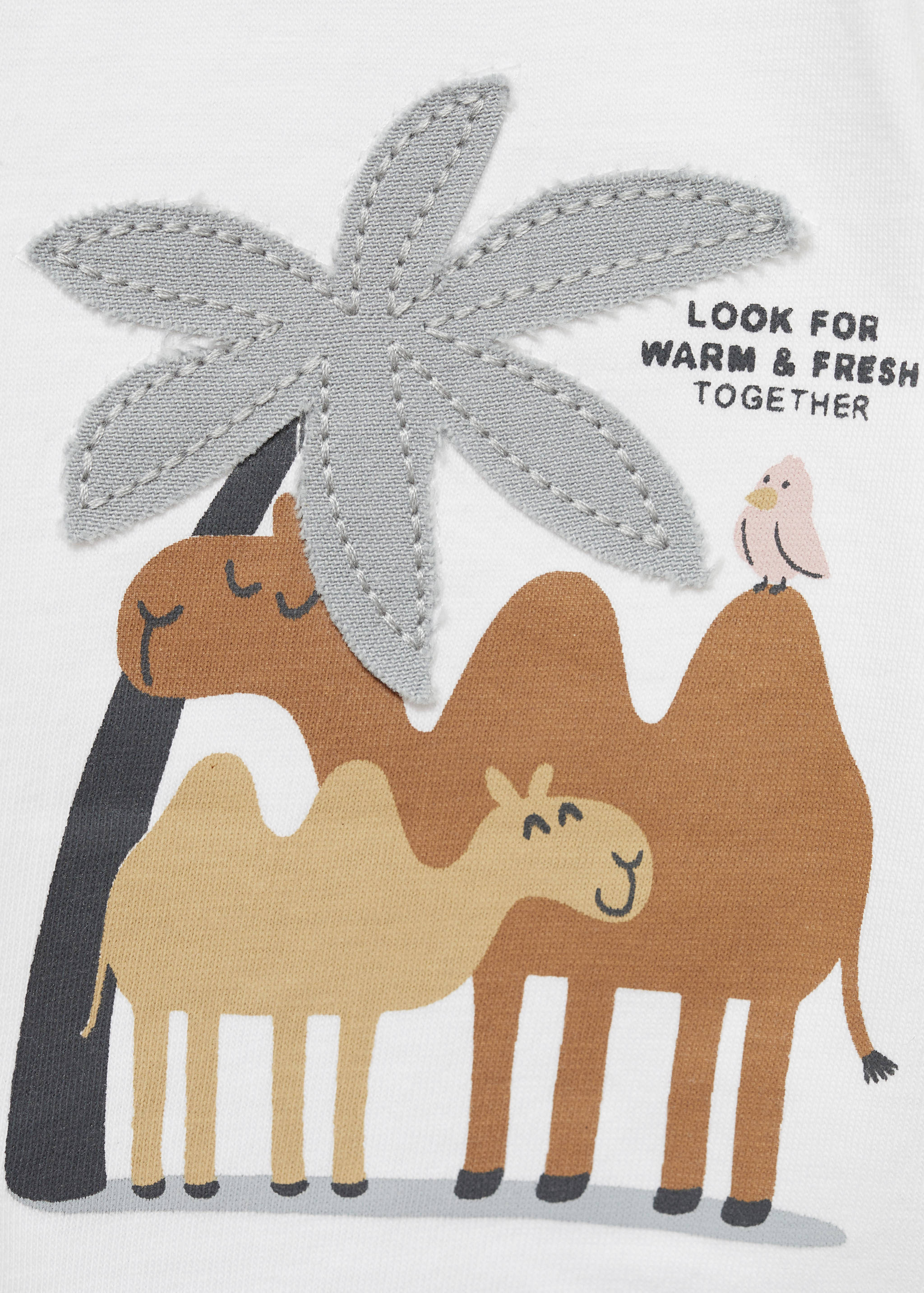 Printed cotton-blend T-shirt - Details of the article 8