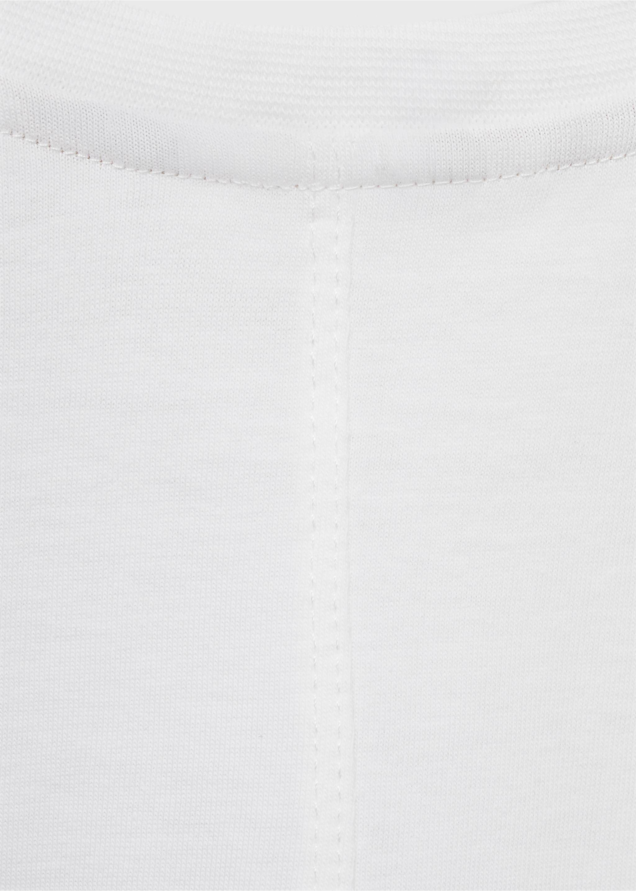 Printed cotton-blend T-shirt - Details of the article 0, Off White. Ref: 87005961-00.