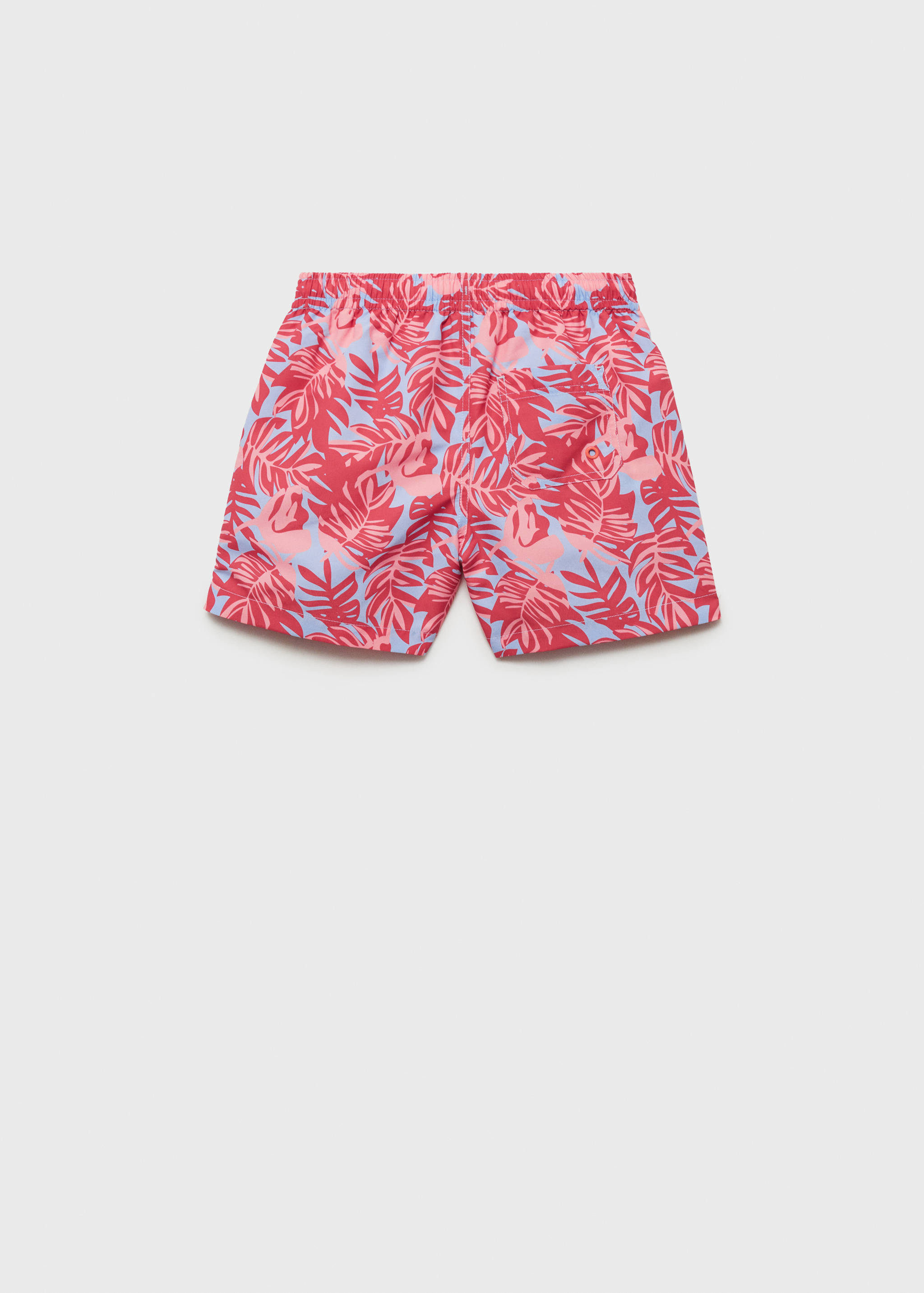 Printed swimming trunks - Reverse of the article