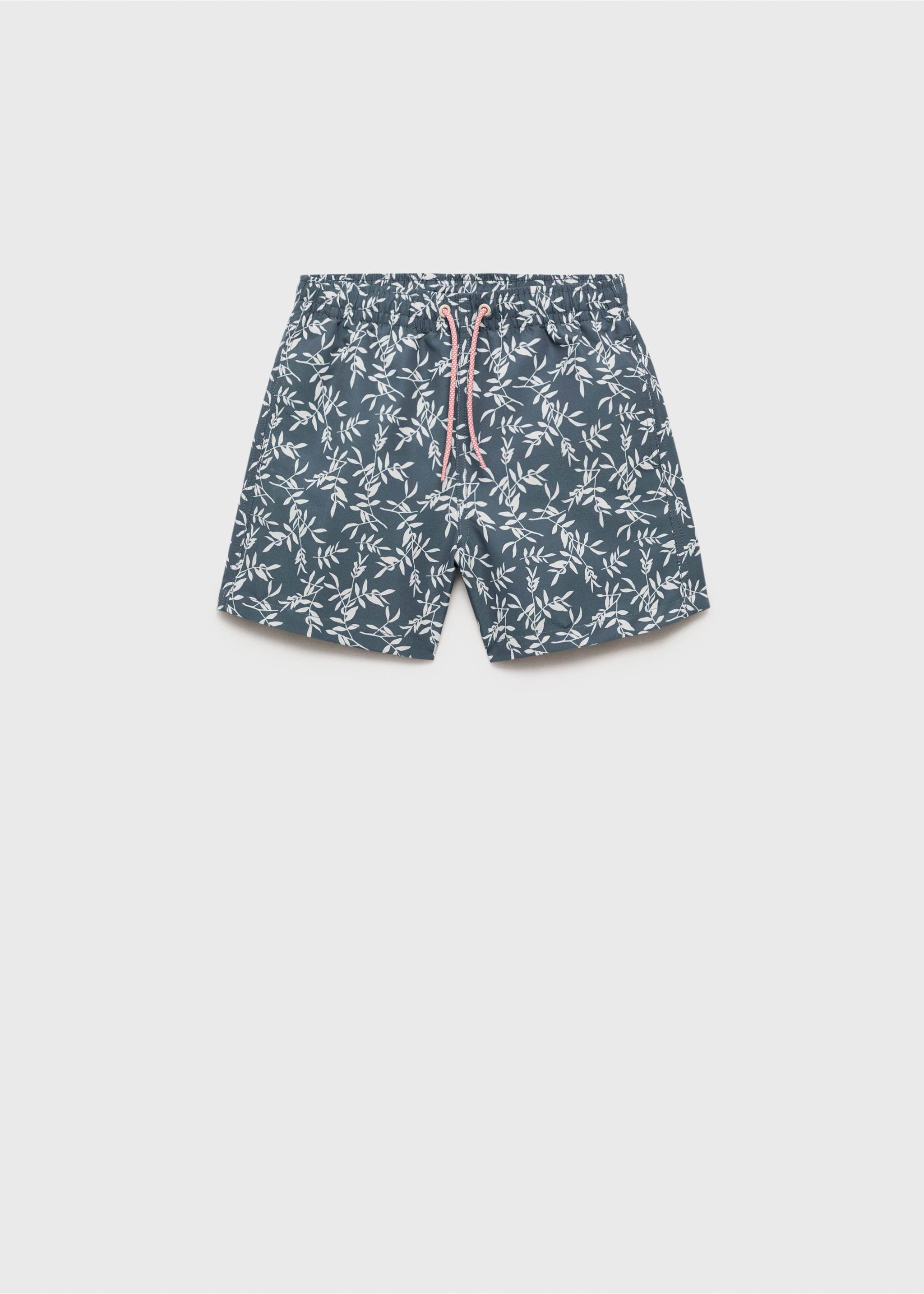 Printed swimming trunks - Article without model, Charcoal. Ref: 87005972-00.