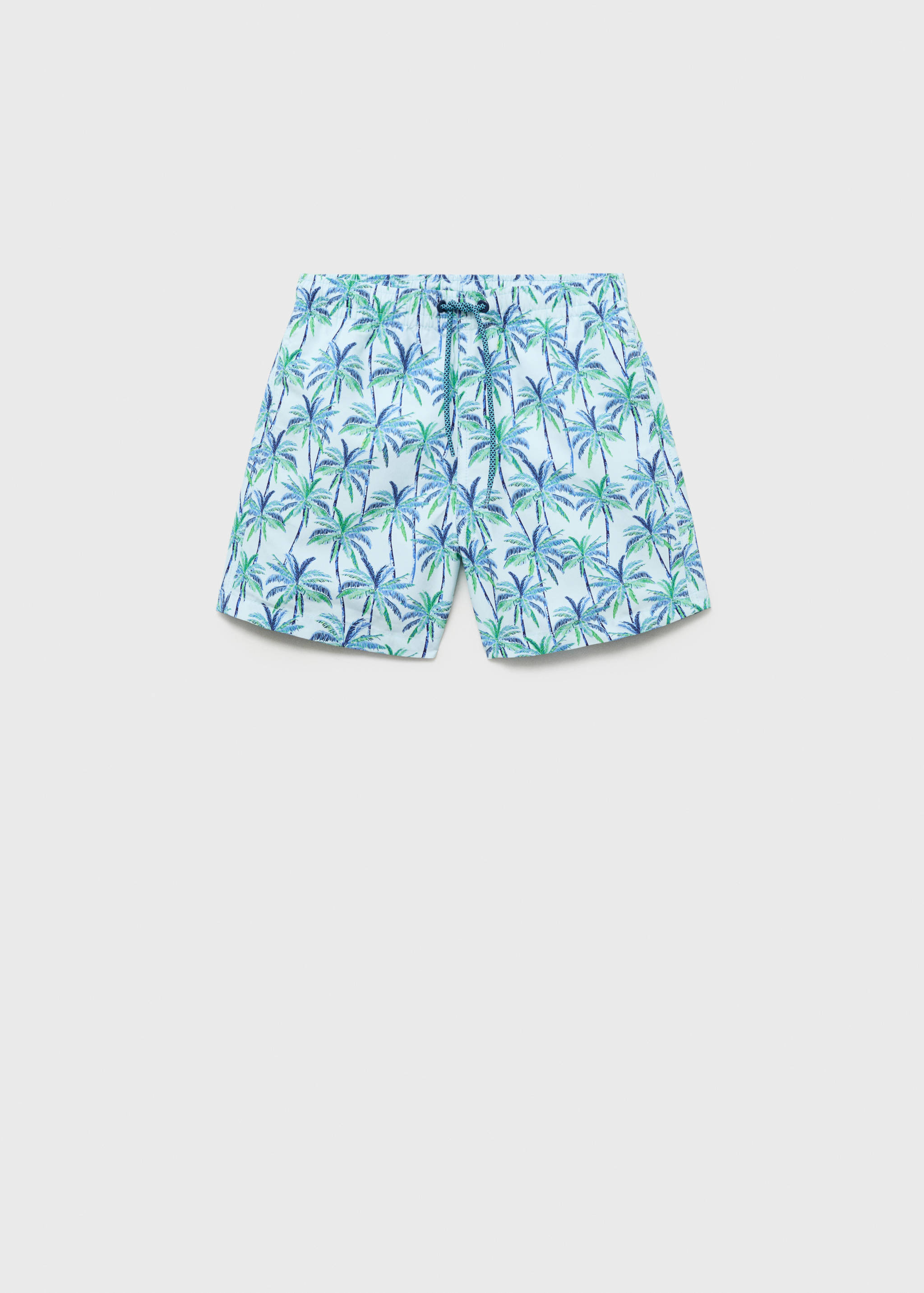Palm trees print swimsuit trunks - Article without model