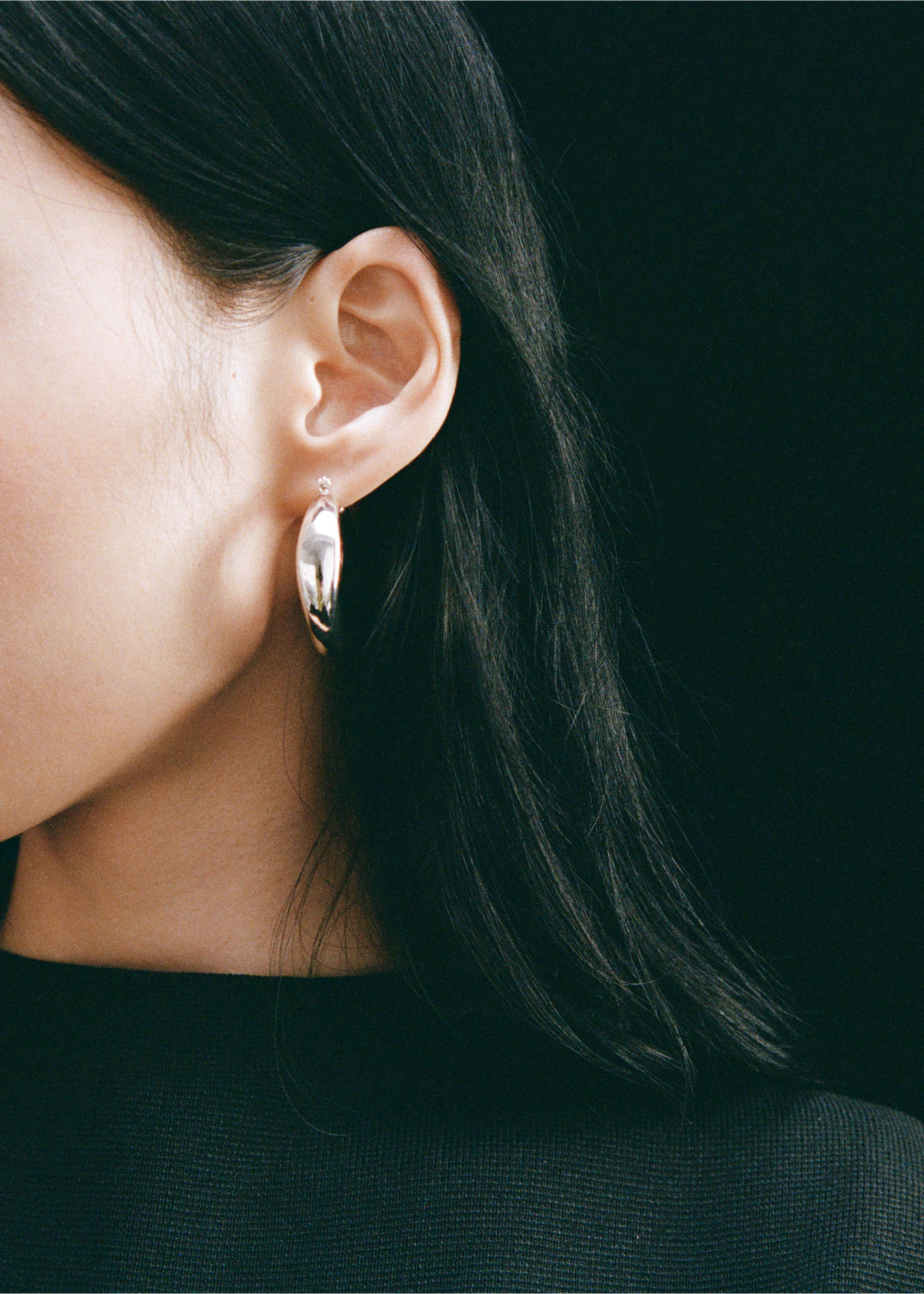 Hoop earrings - General plane, Silver. Ref: 87005979-00.