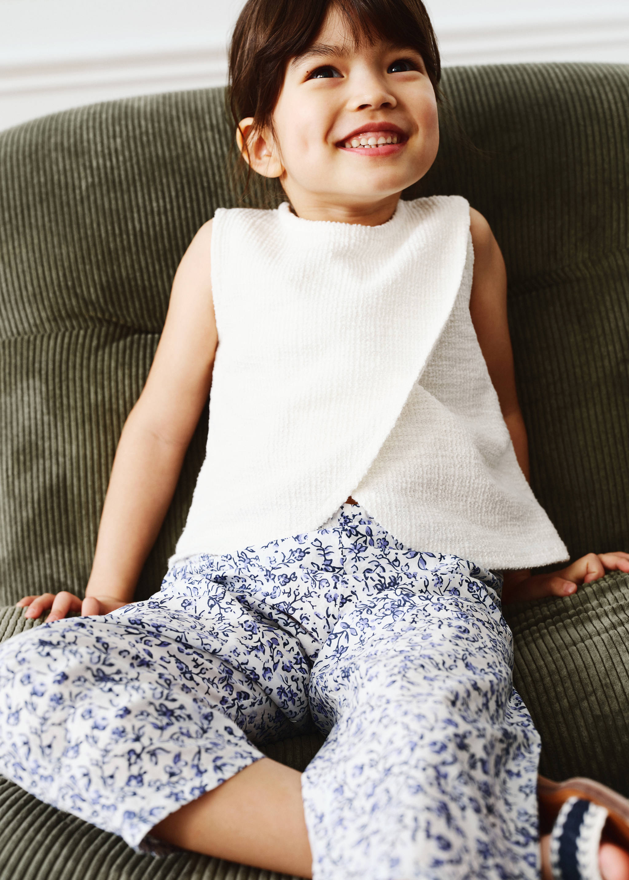 Tweed T-shirt met opening - Detail van het artikel 6