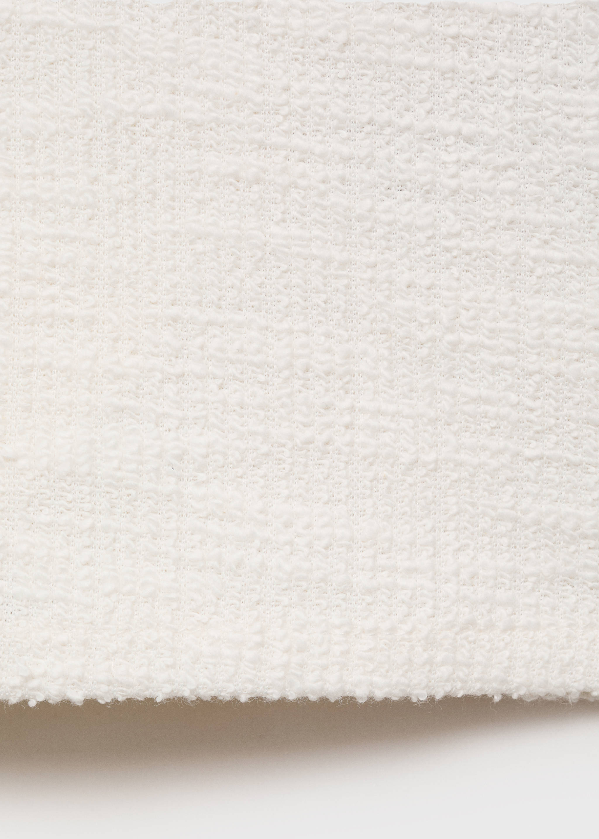 Tweed T-shirt met opening - Detail van het artikel 0