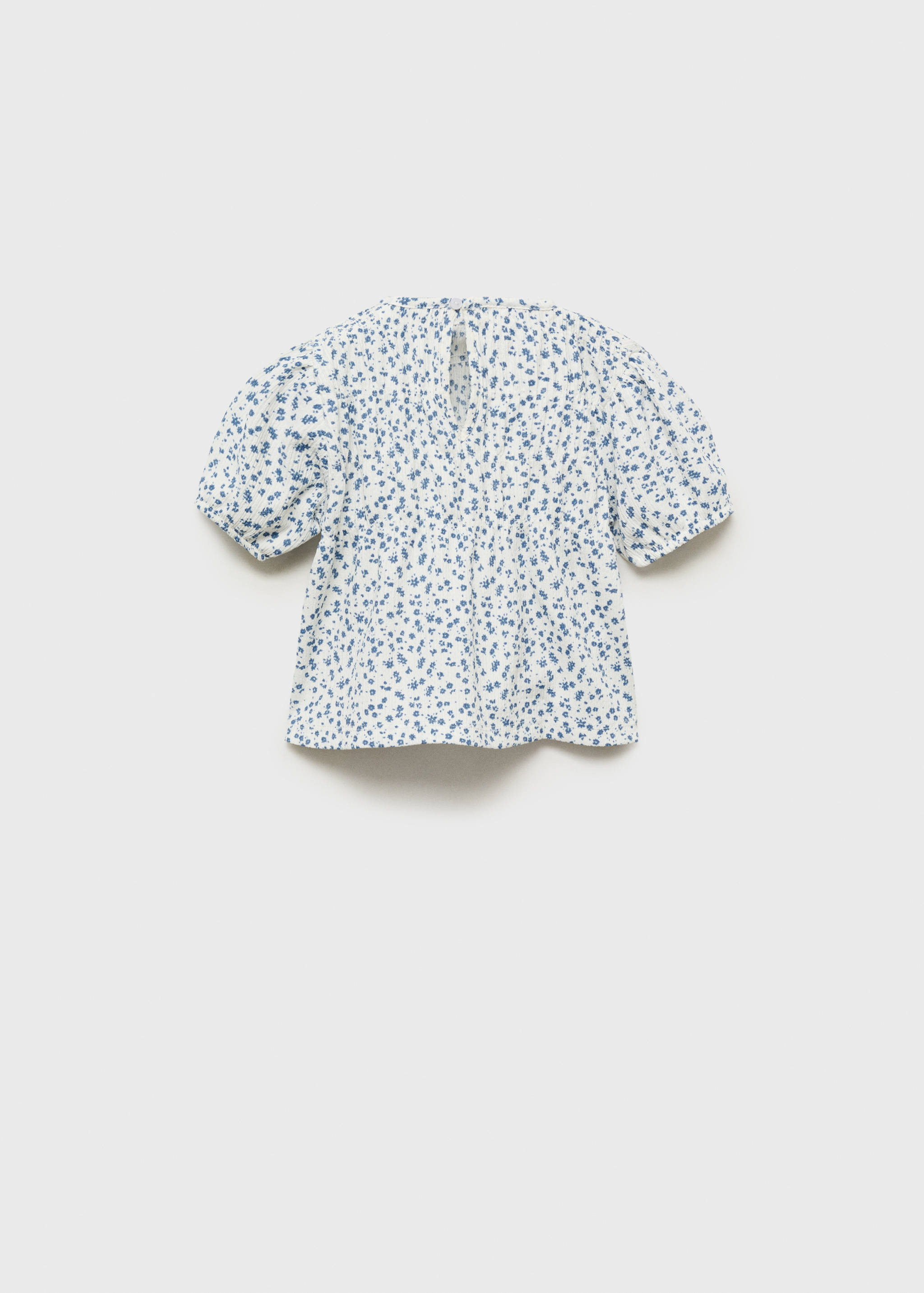 Samarreta estampat flors - Revers de l'article