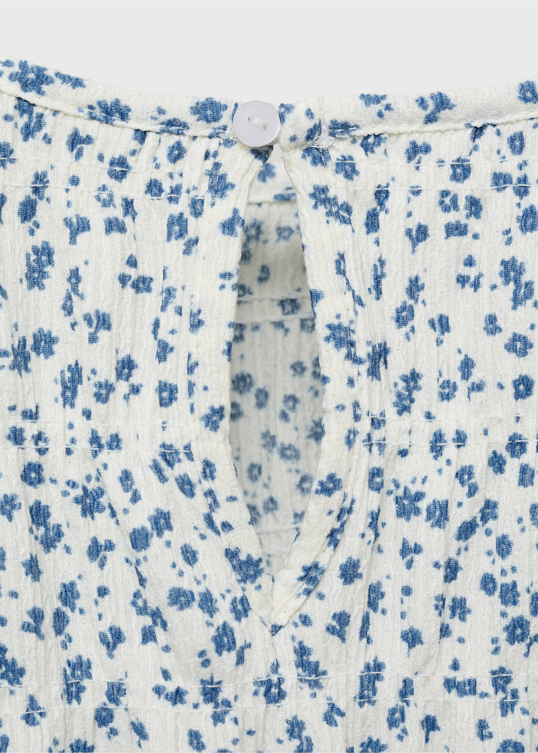 Samarreta estampat flors - Detall de l'article 0, Blanc trencat. Ref: 87005982-00.